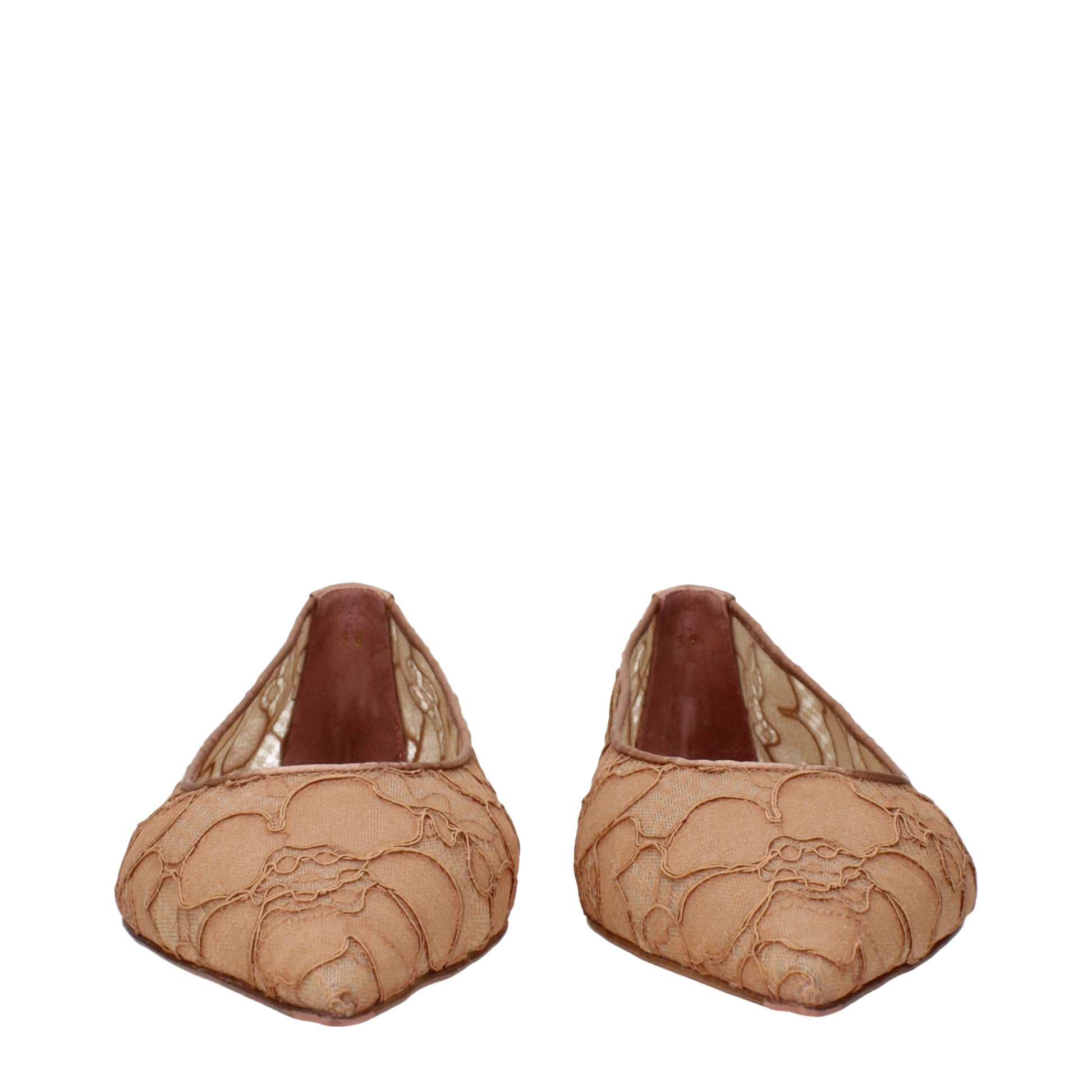 Amina Muaddi Women's Ballet Flats Fabric