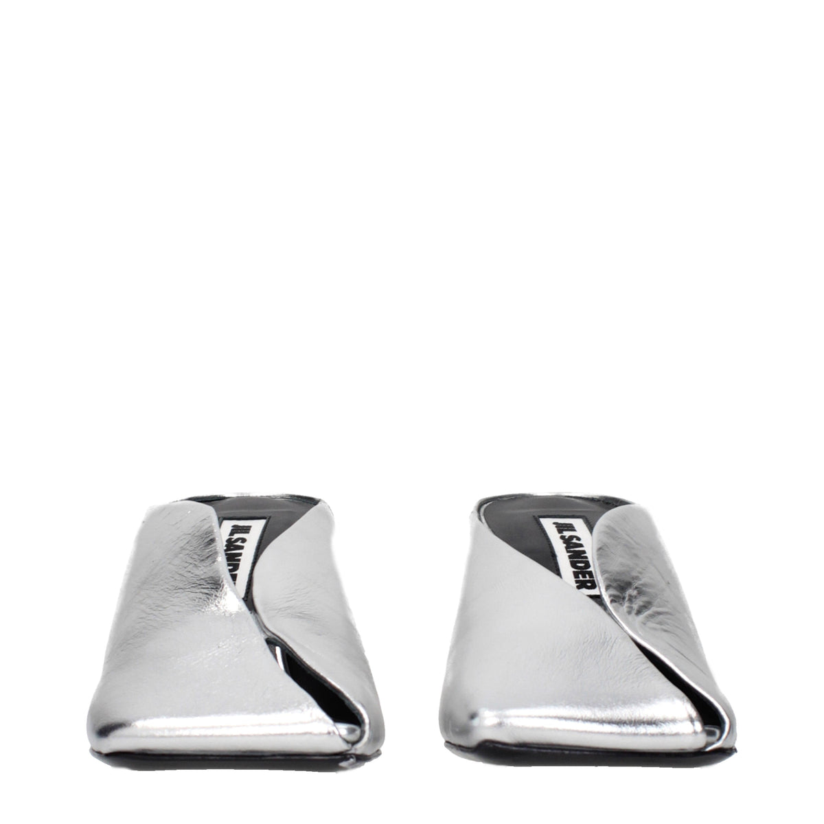 Jil Sander Sandals Women Leather Silver