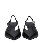 Max Mara Sandals Women Leather Black