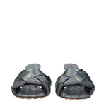 Bottega Veneta Sandals Women Leather Gray/Oyster