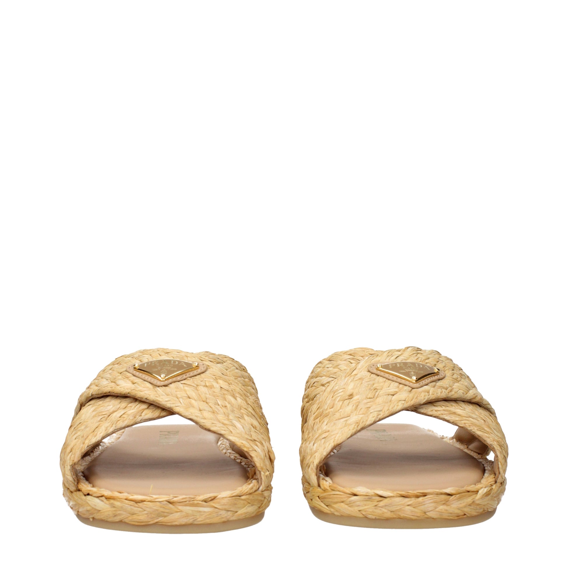 Prada Women's Slippers and Clogs Raffia