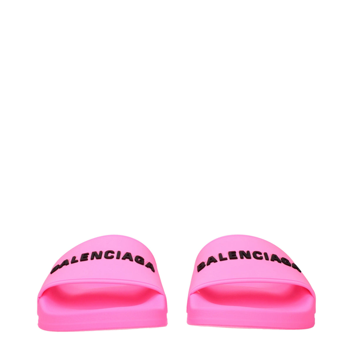 Balenciaga Slippers and Clogs Women Rubber Pink/Fluo Pink