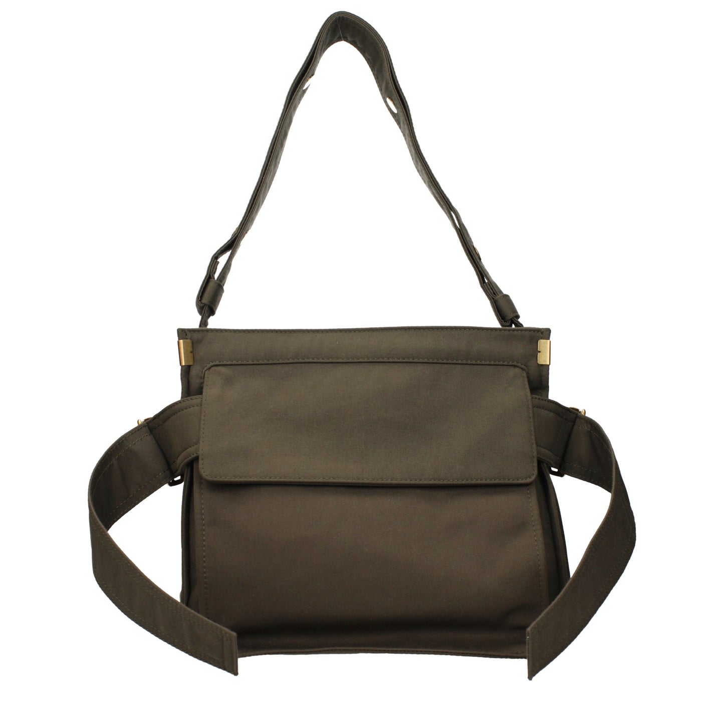 Burberry Shoulder Bags Women Fabric  Green/Military Green