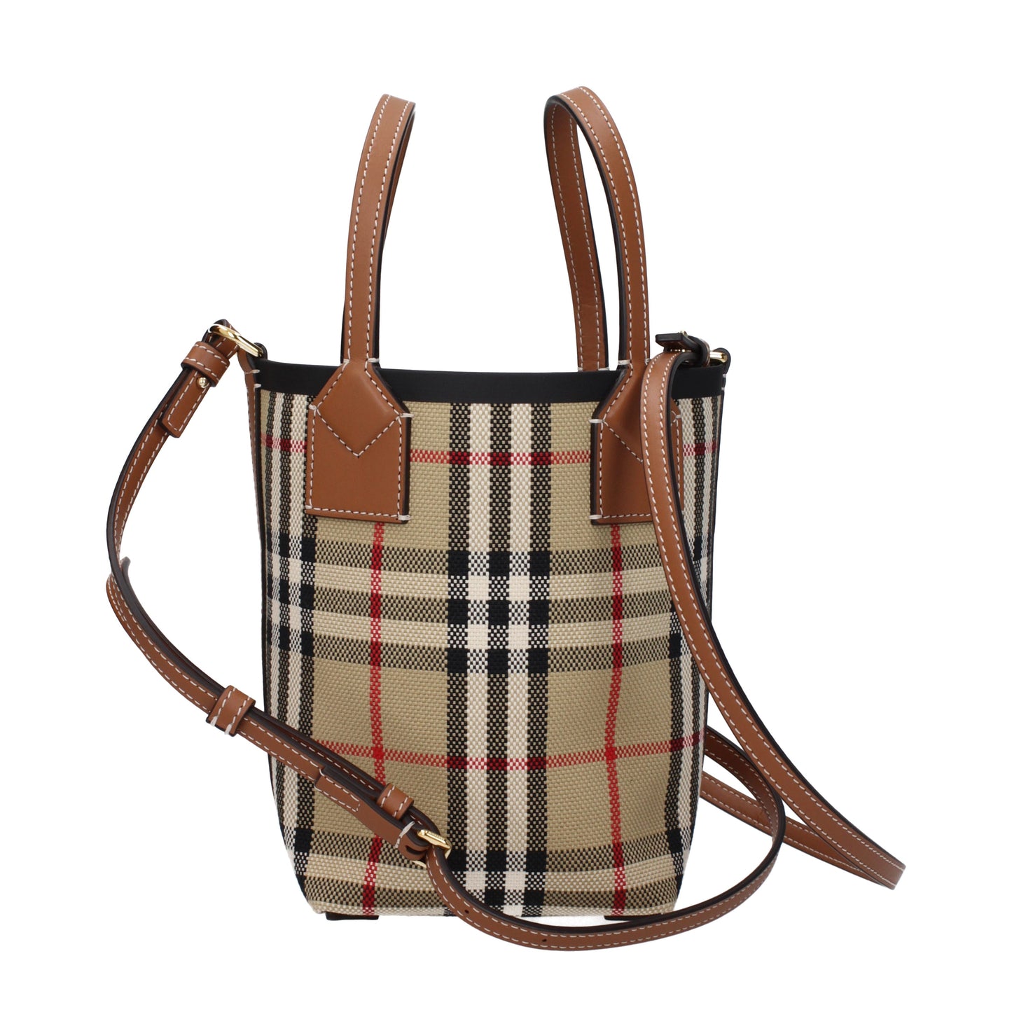 Burberry Handbags Women Fabric  Beige/Brown