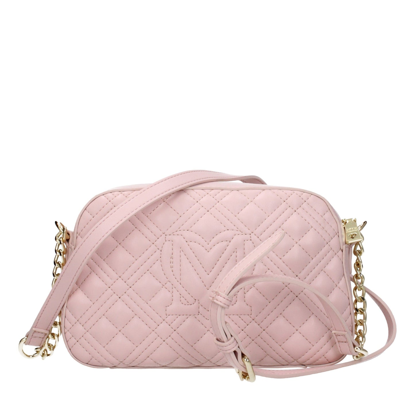 Love Moschino Crossbody Bags Women Polyurethane Pink/Powder Pink