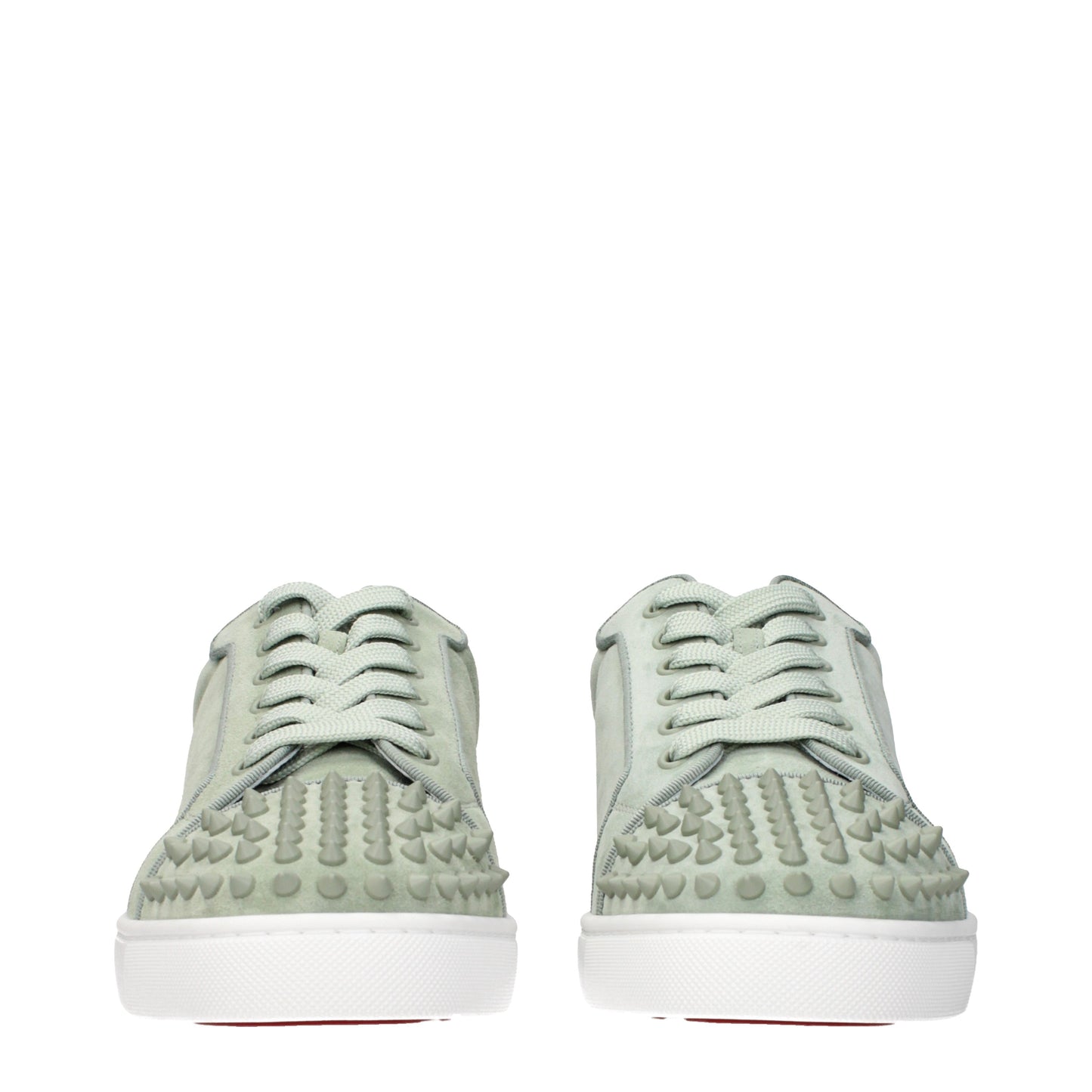 Louboutin Sneakers Men Suede Green