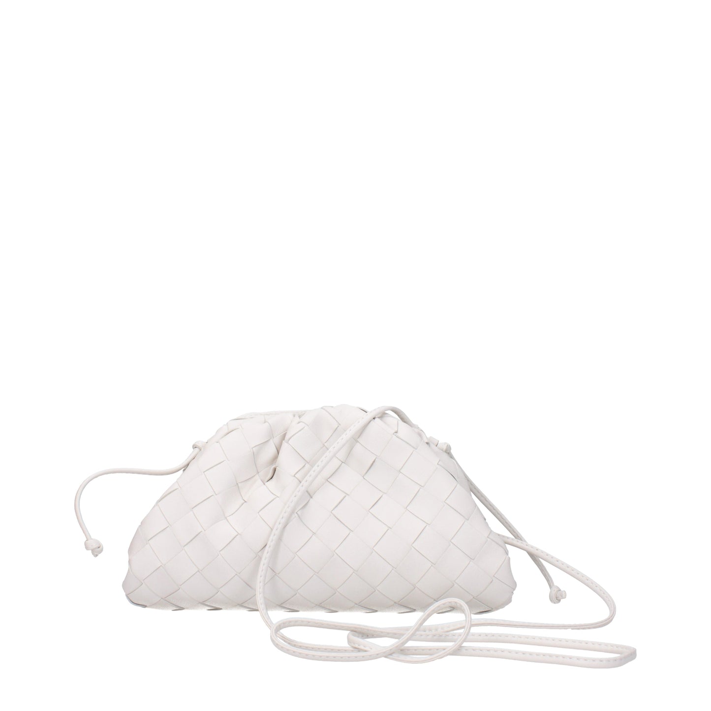 Bottega Veneta Clutches Women Leather White/Chalk