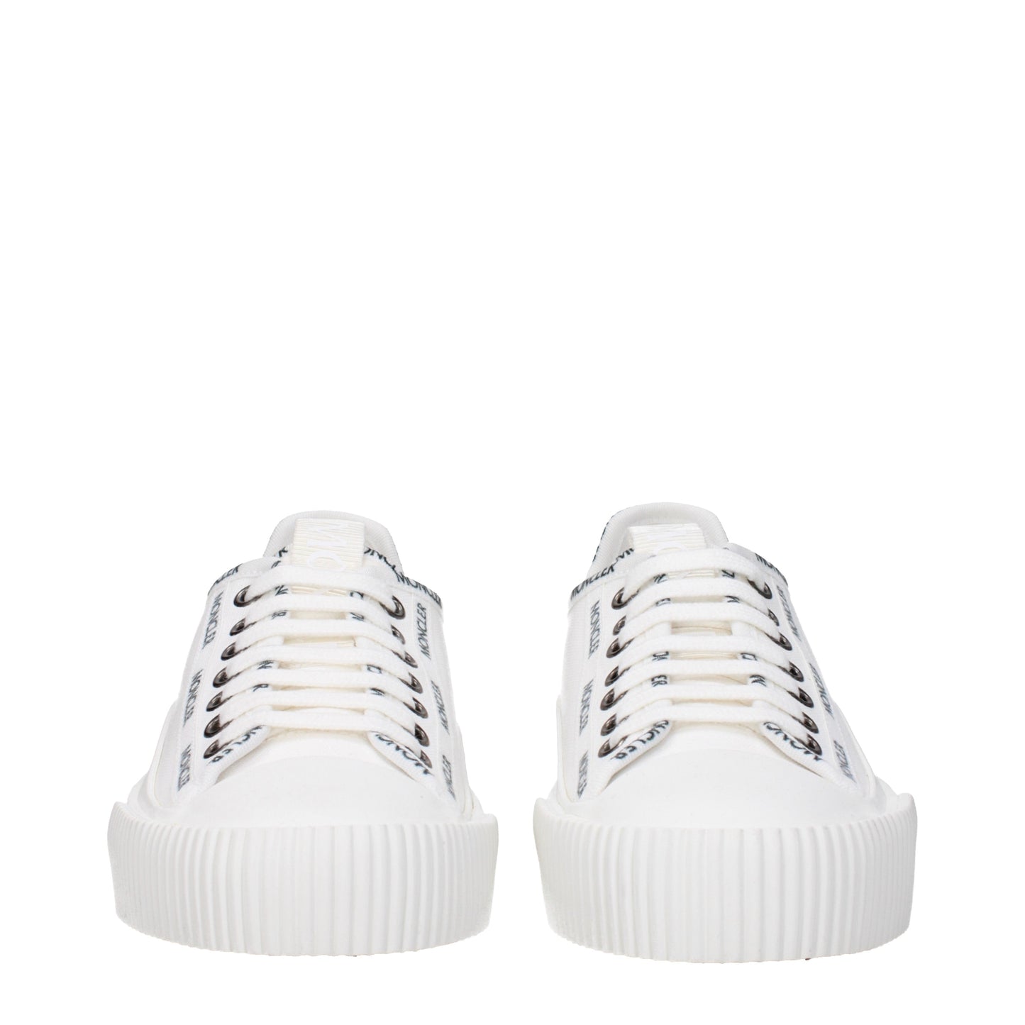 Moncler Women's Sneakers in Fabric  White