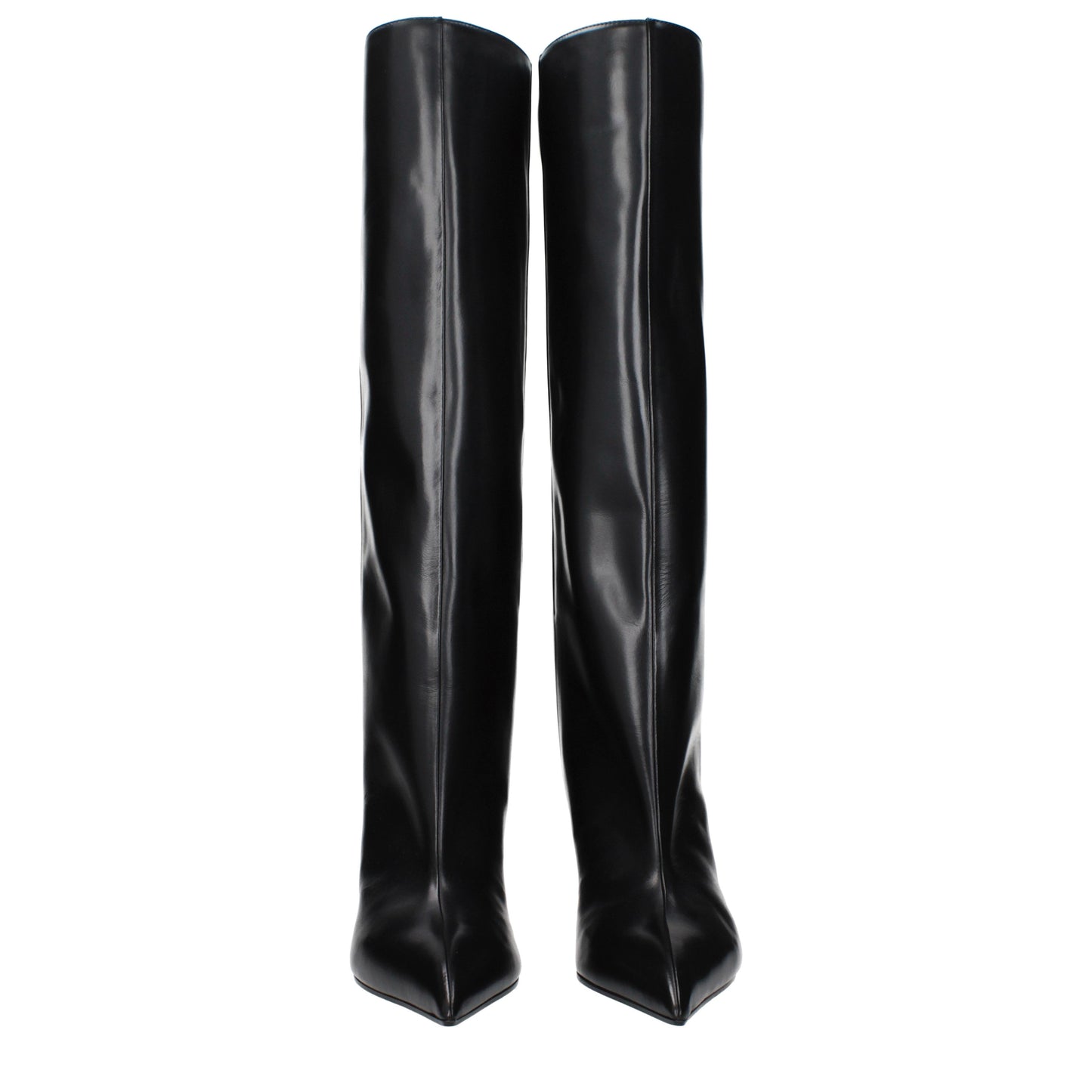 The Attico Boots Women Leather Black
