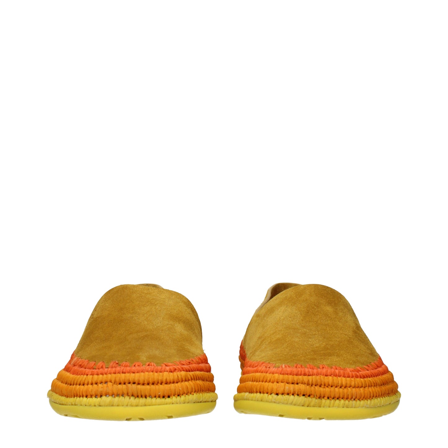 Loewe Slip on Men Suede Orange