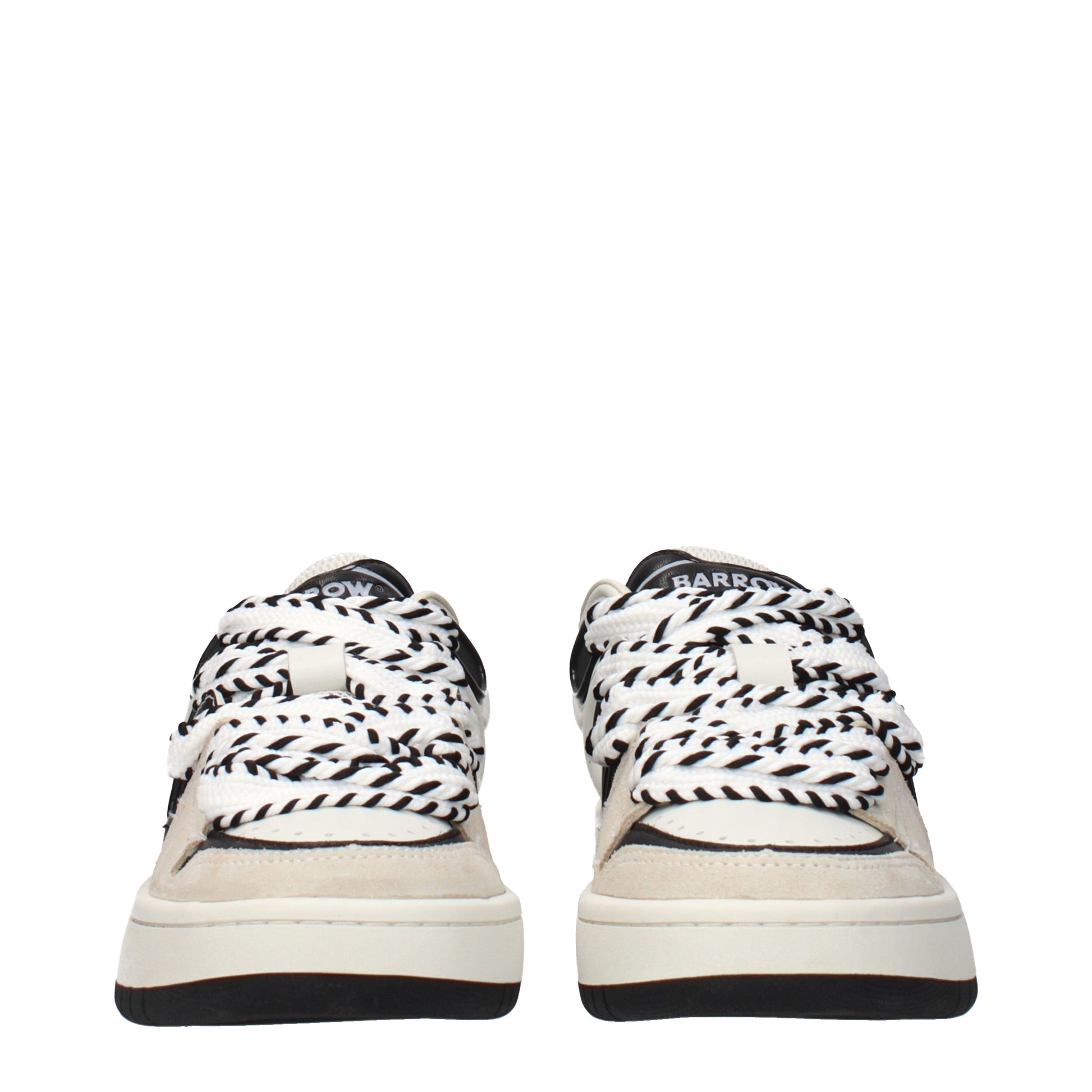 Barrow Sneakers Women Leather Beige/Black
