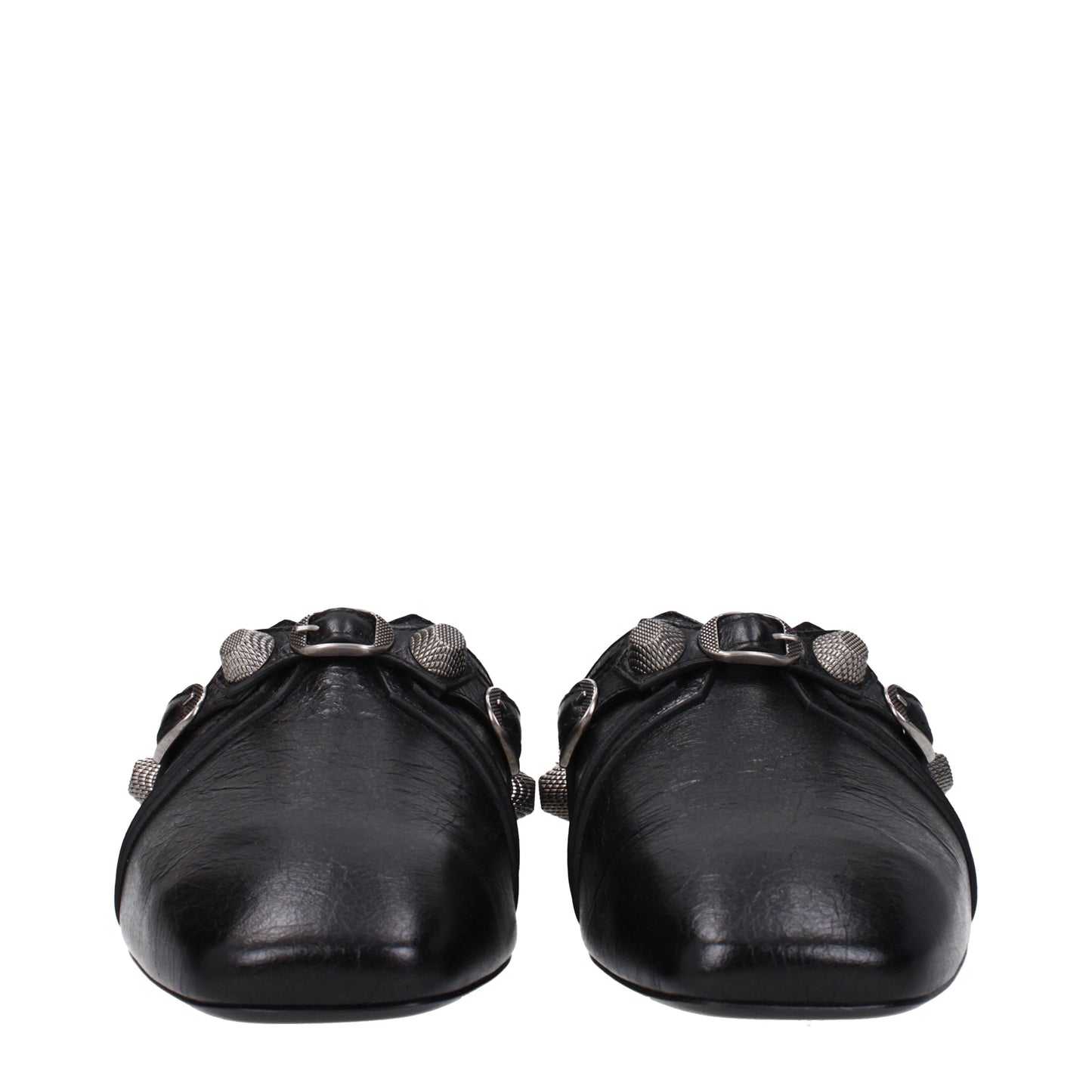 Balenciaga Sandals & Slippers Men Leather Black