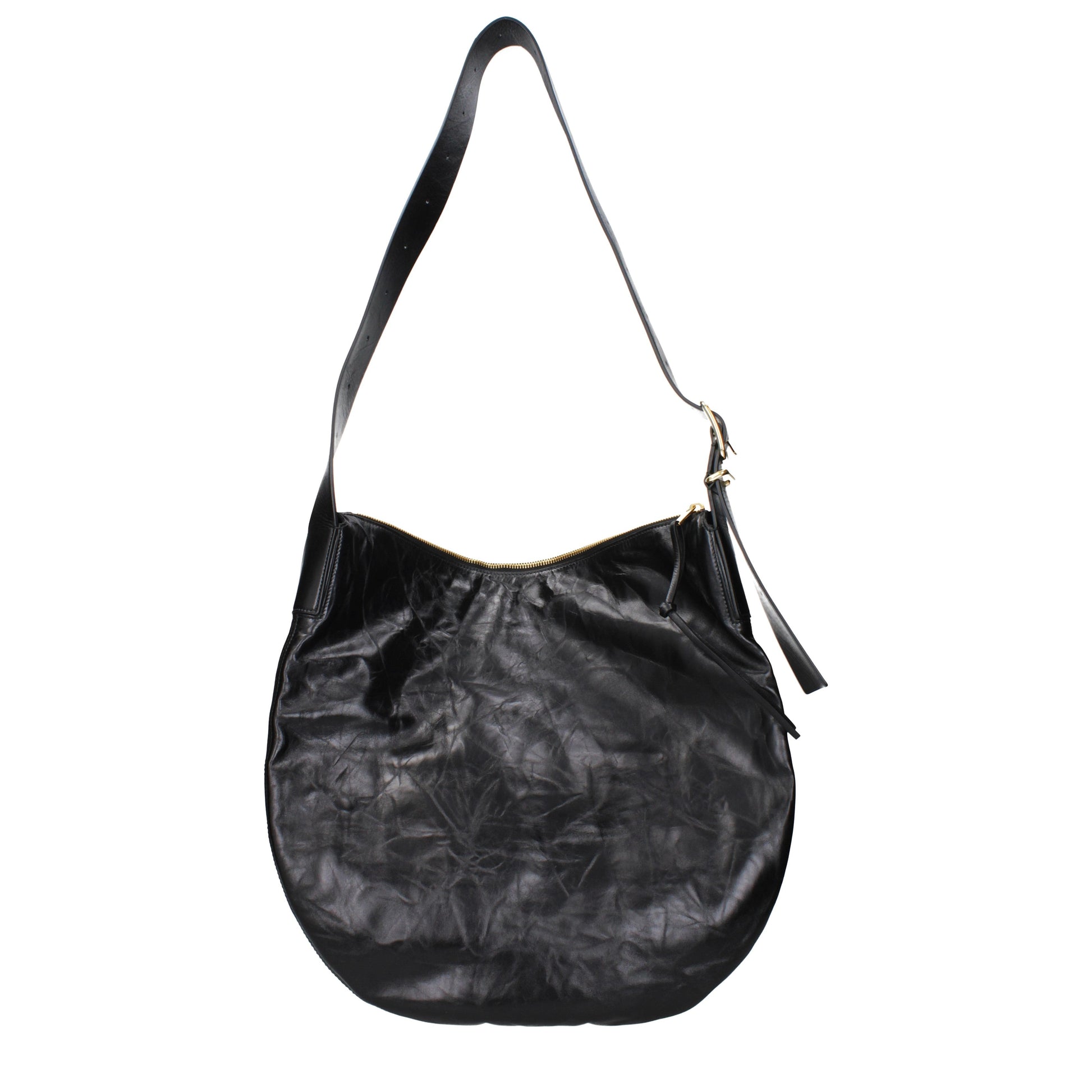 Jil Sander Crossbody Bags Women Leather Black