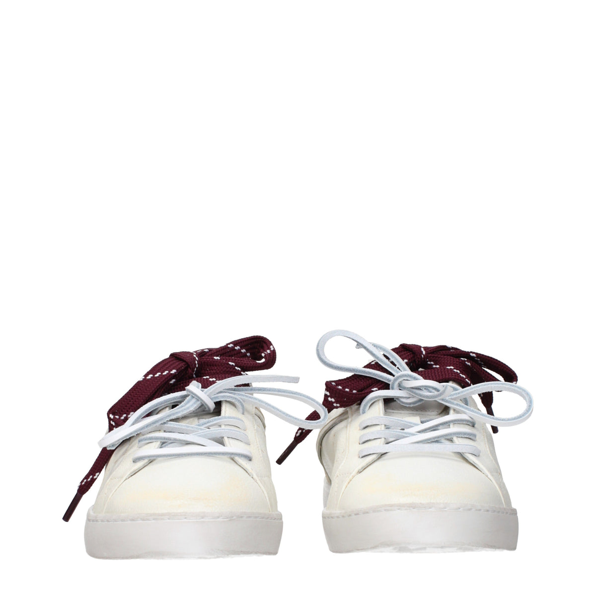 Miu Miu Sneakers Women Leather Beige/Purple