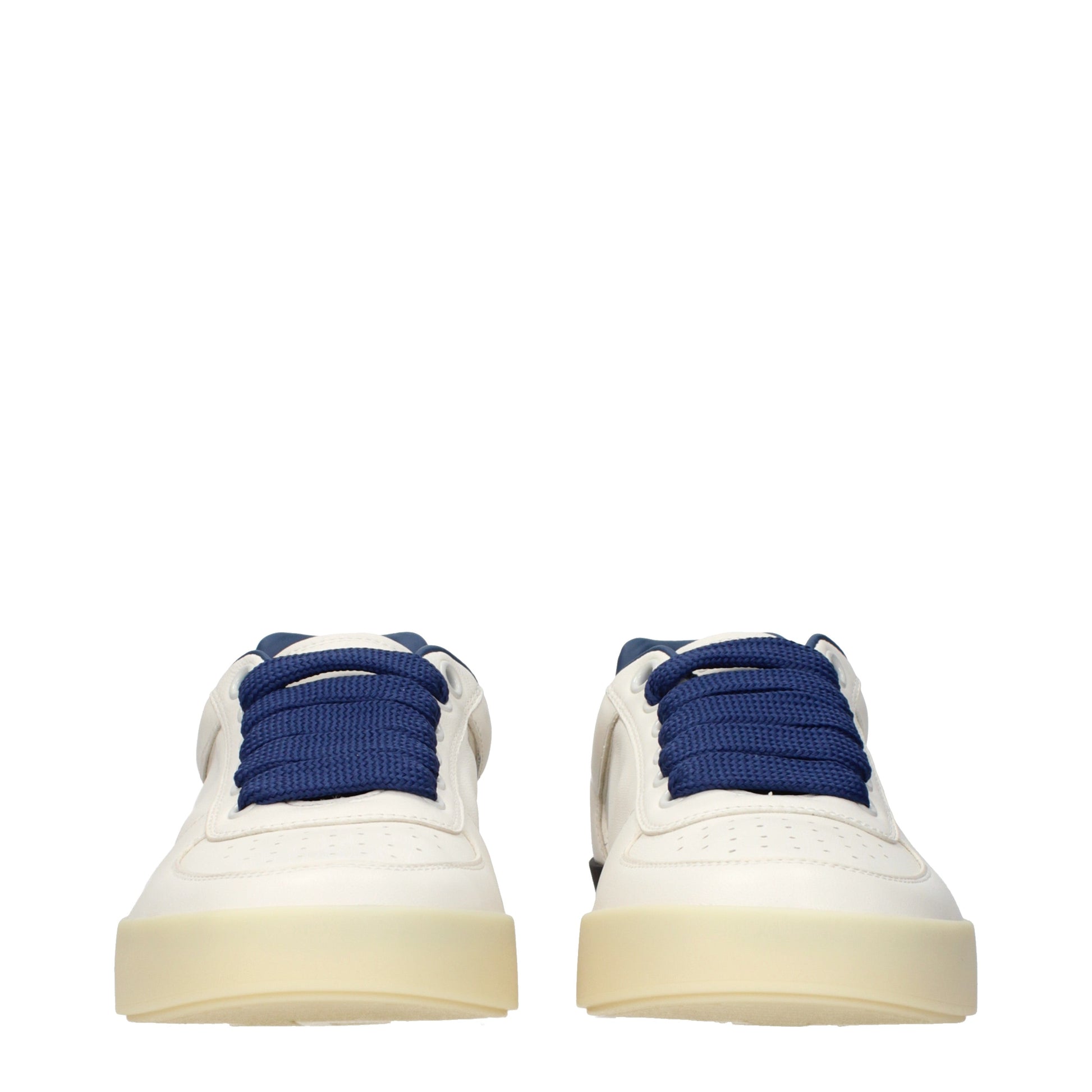 Dolce&Gabbana Sneakers Men Leather White/Denim