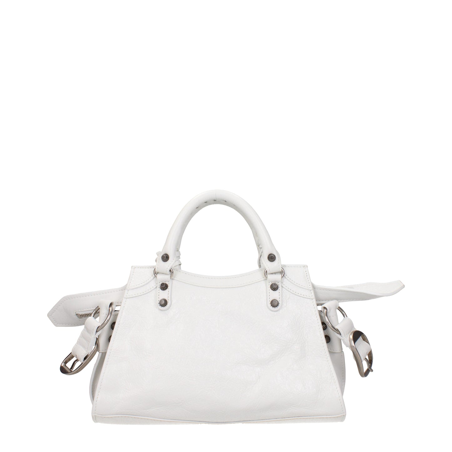 Balenciaga Handbags Women Leather White/Optic White