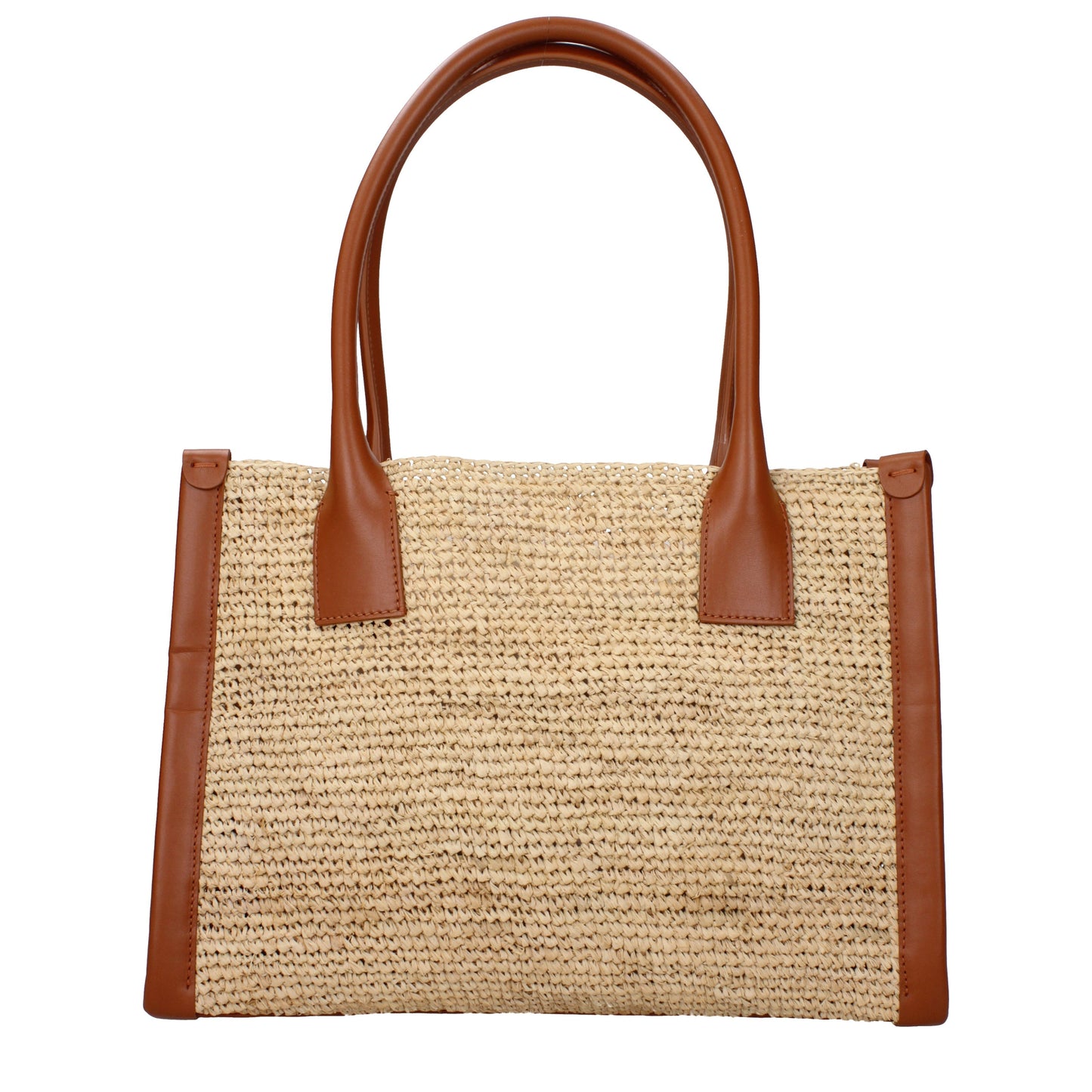 Louboutin Shoulder Bags Women Raffia Beige/Leather