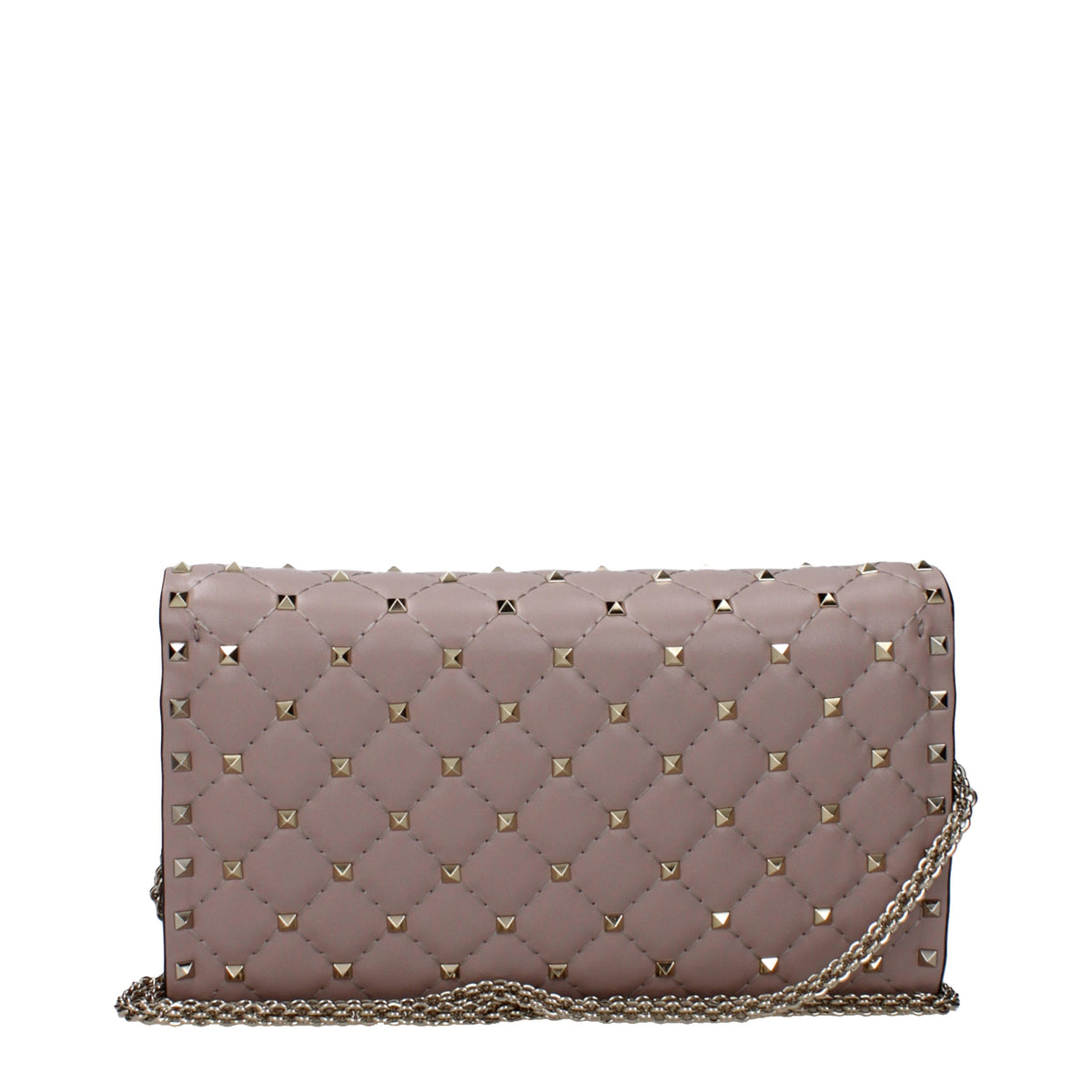 Valentino Garavani Women's Clutches Leather Powder