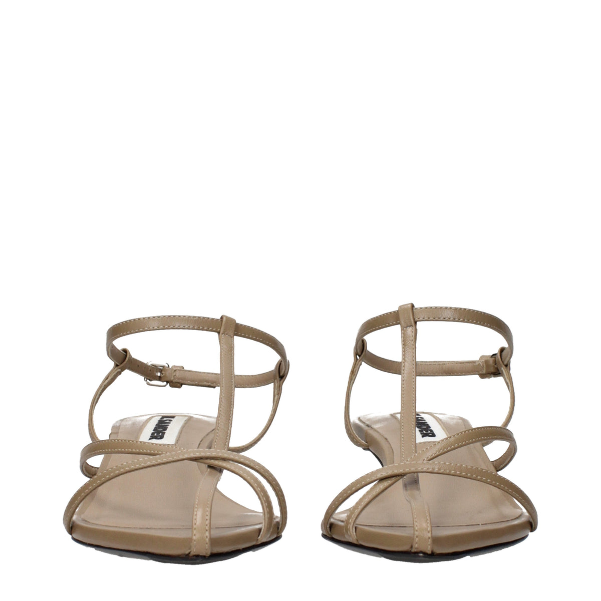 Jil Sander Sandals Women Leather Beige/Taupe