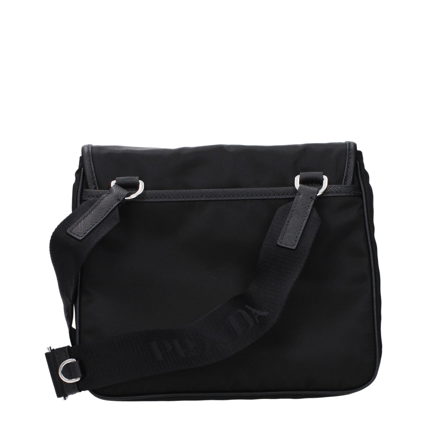 Prada Crossbody Bags Men Fabric  Black