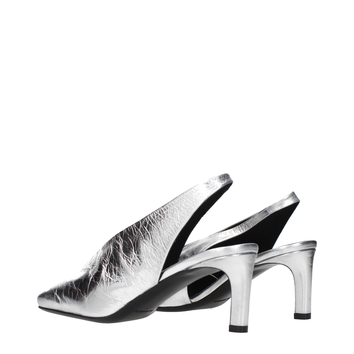 Jil Sander Sandals Women Leather Silver