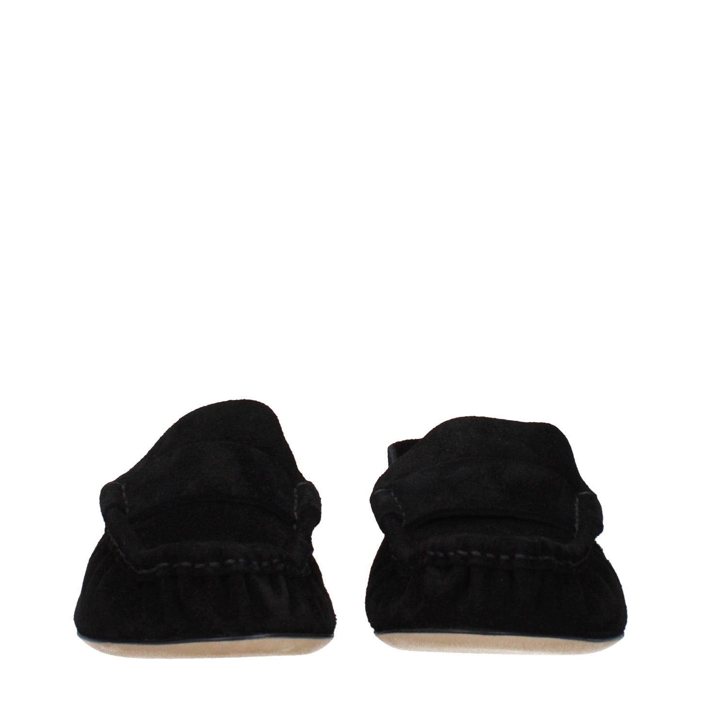 The Row Loafers Women Suede Black
