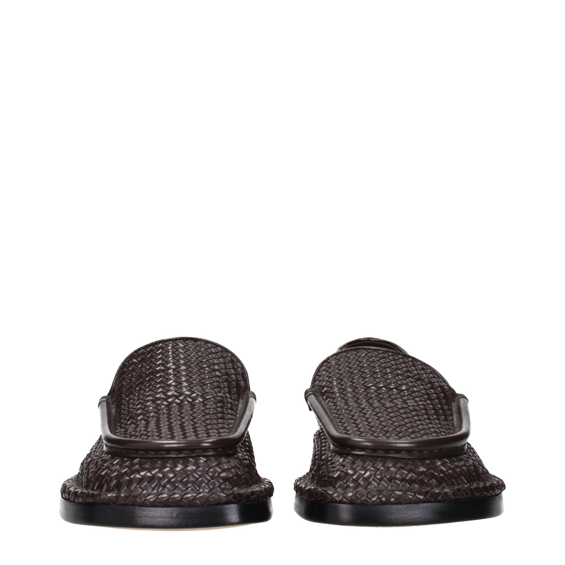 Bottega Veneta Men's Loafers Leather Chocolate