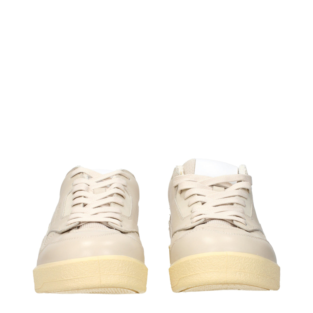 Jil Sander Sneakers Men Leather Beige/Bone