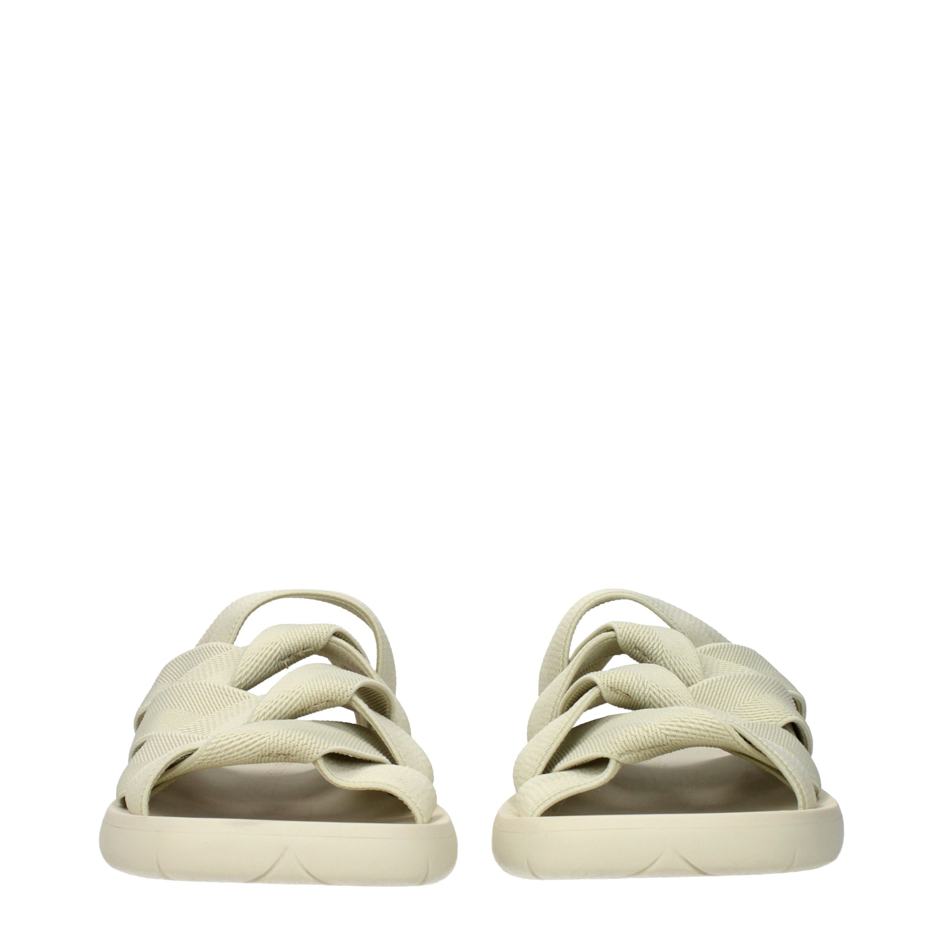 Bottega Veneta Men's Slippers and Clogs Fabric Salt