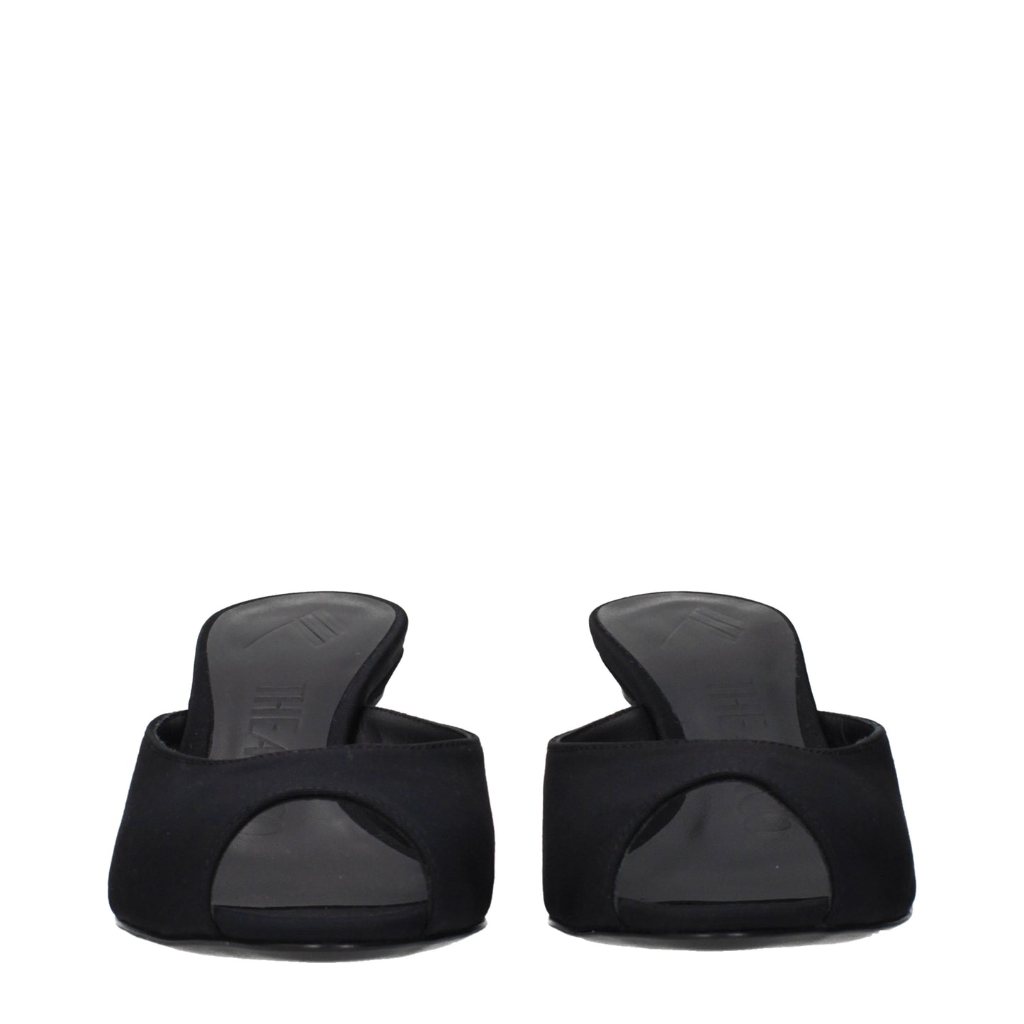 The Attico Sandals Women Fabric  Black