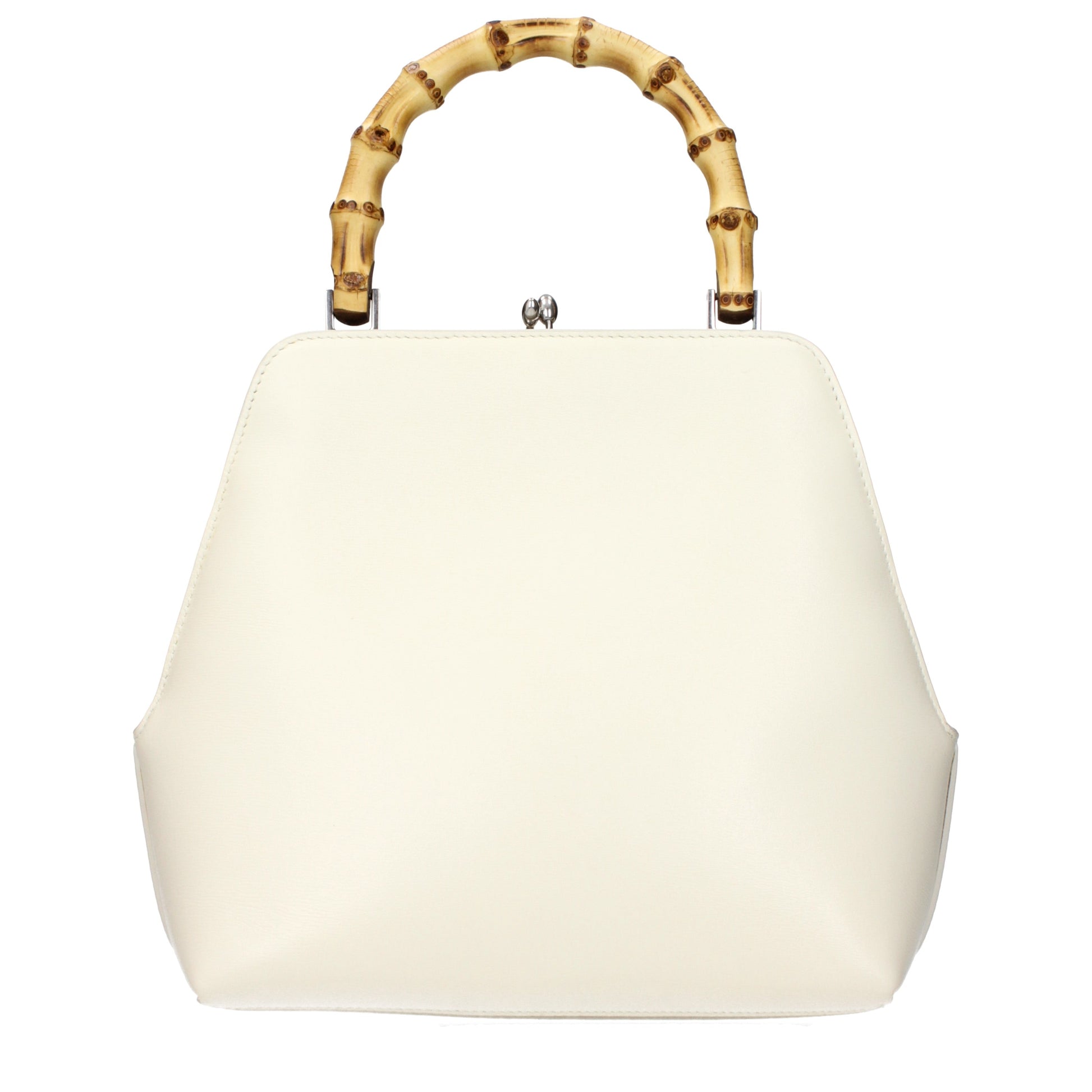 Jil Sander Handbags Women Leather Beige/Eggshell