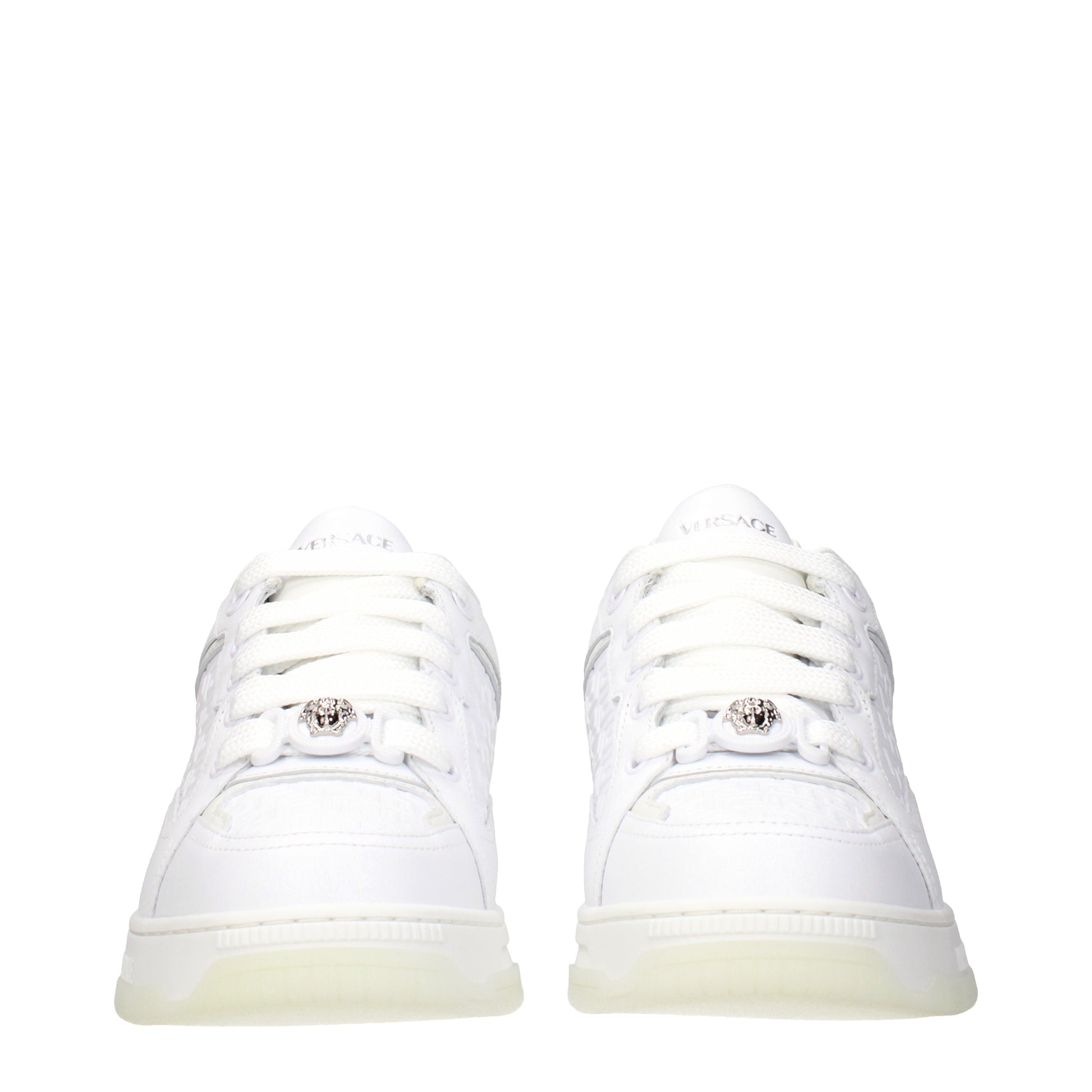 Versace Sneakers Men Leather White