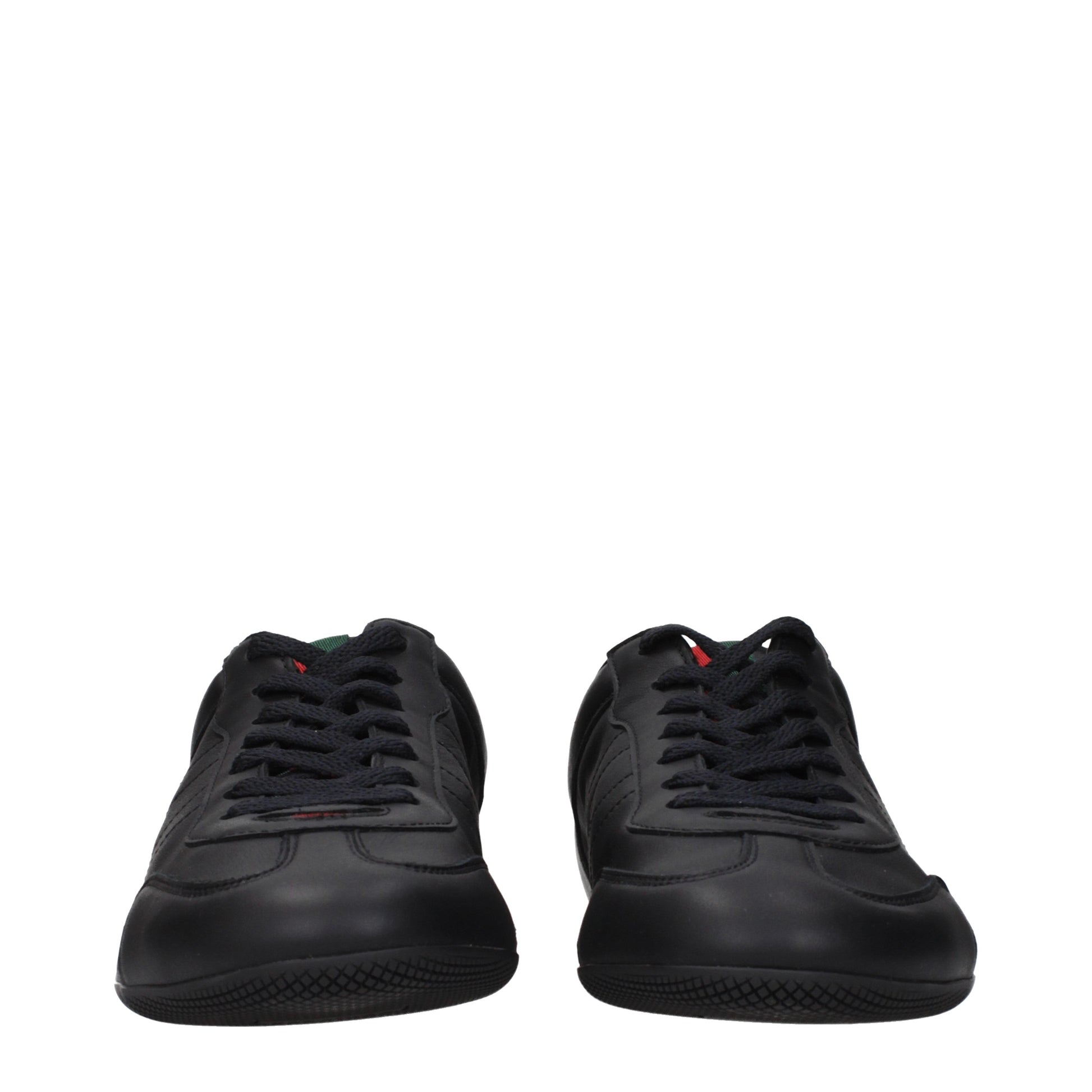 Gucci Sneakers Men Leather Black