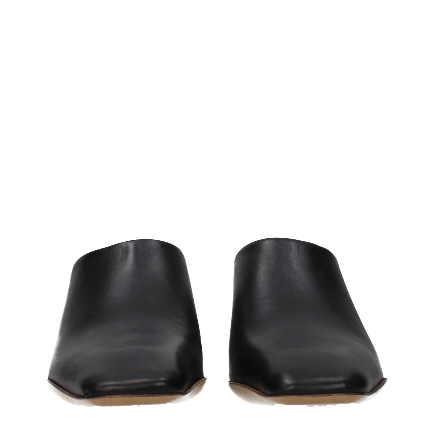 Jil Sander Slippers and Clogs Women Leather Black