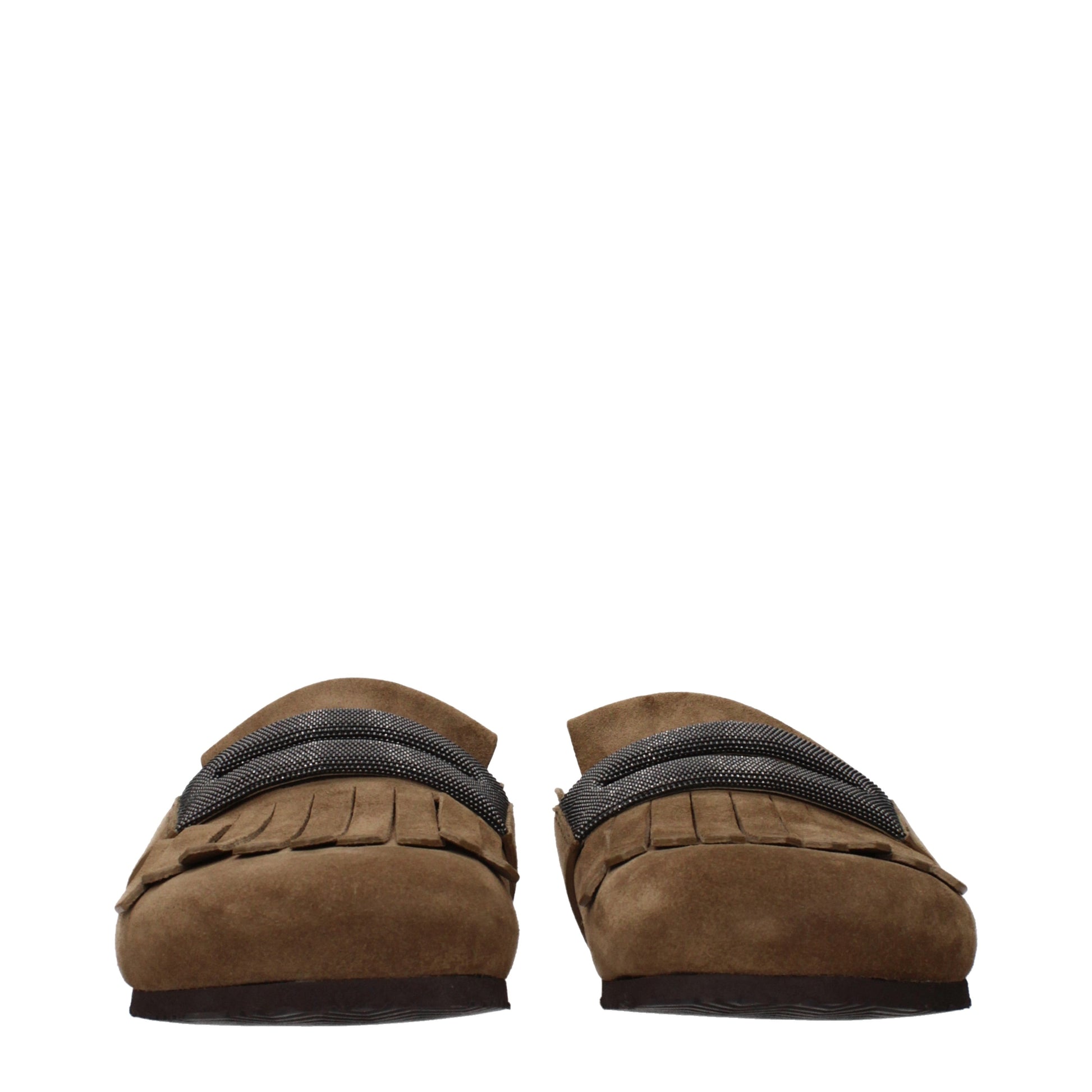 Brunello Cucinelli Women's Slippers and Clogs Suede