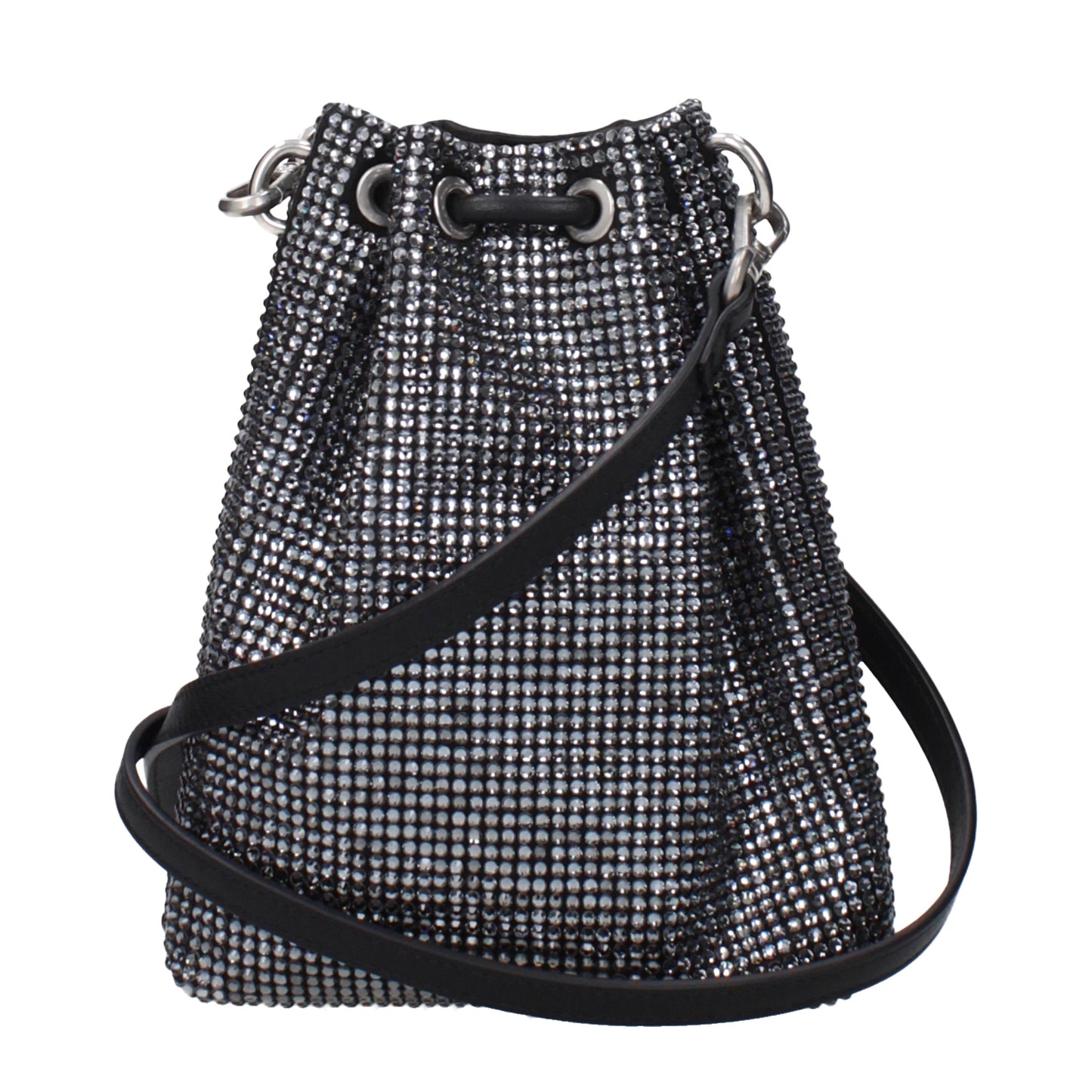 Jimmy Choo Crossbody Bags Women Satin Black
