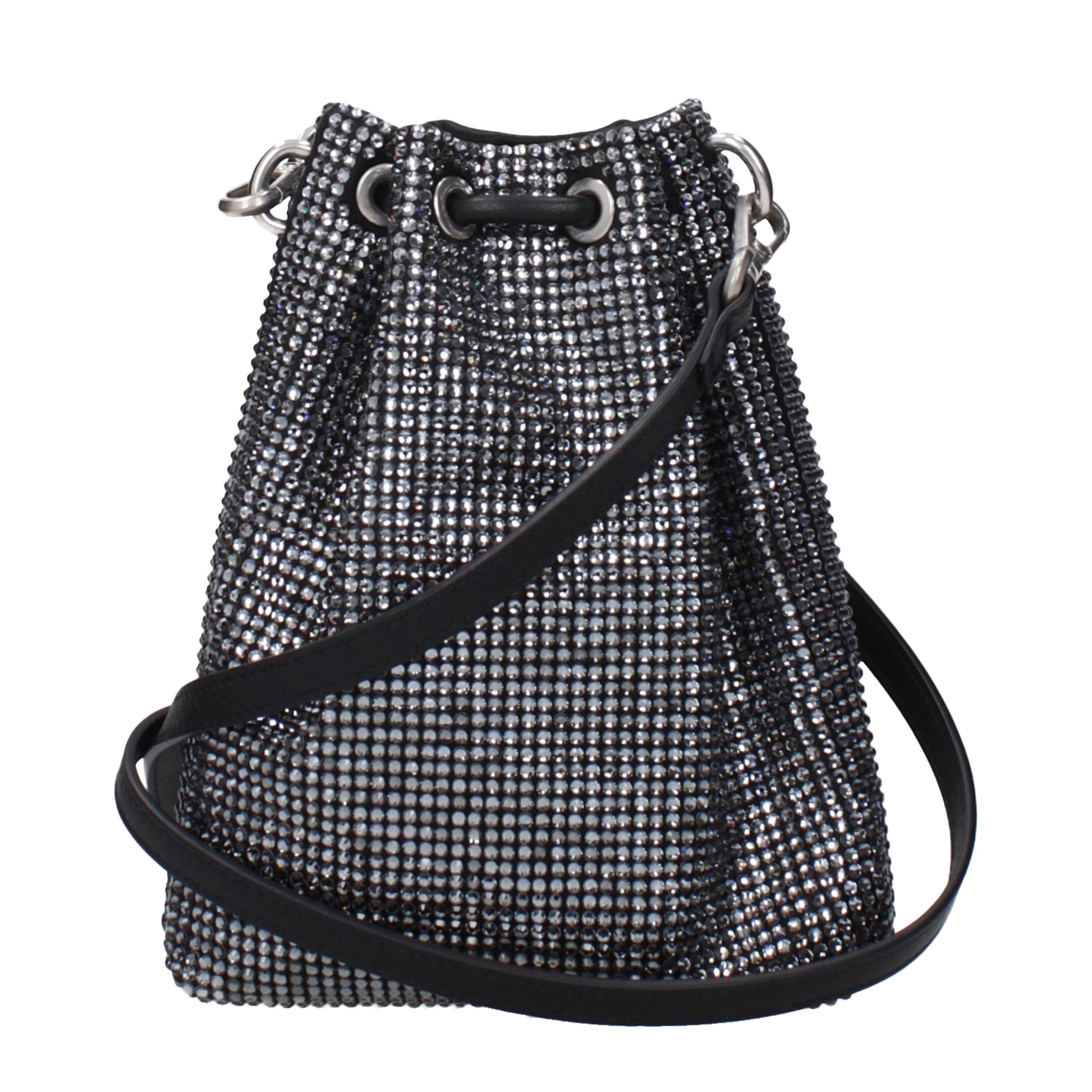 Jimmy Choo Crossbody Bags Women Satin Black