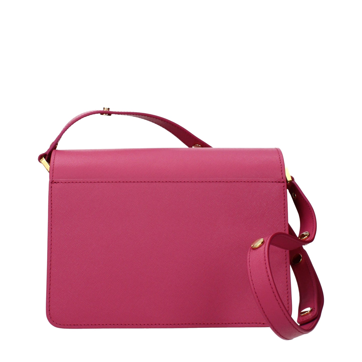 Marni Women's Shoulder Bags Leather Fuchsia