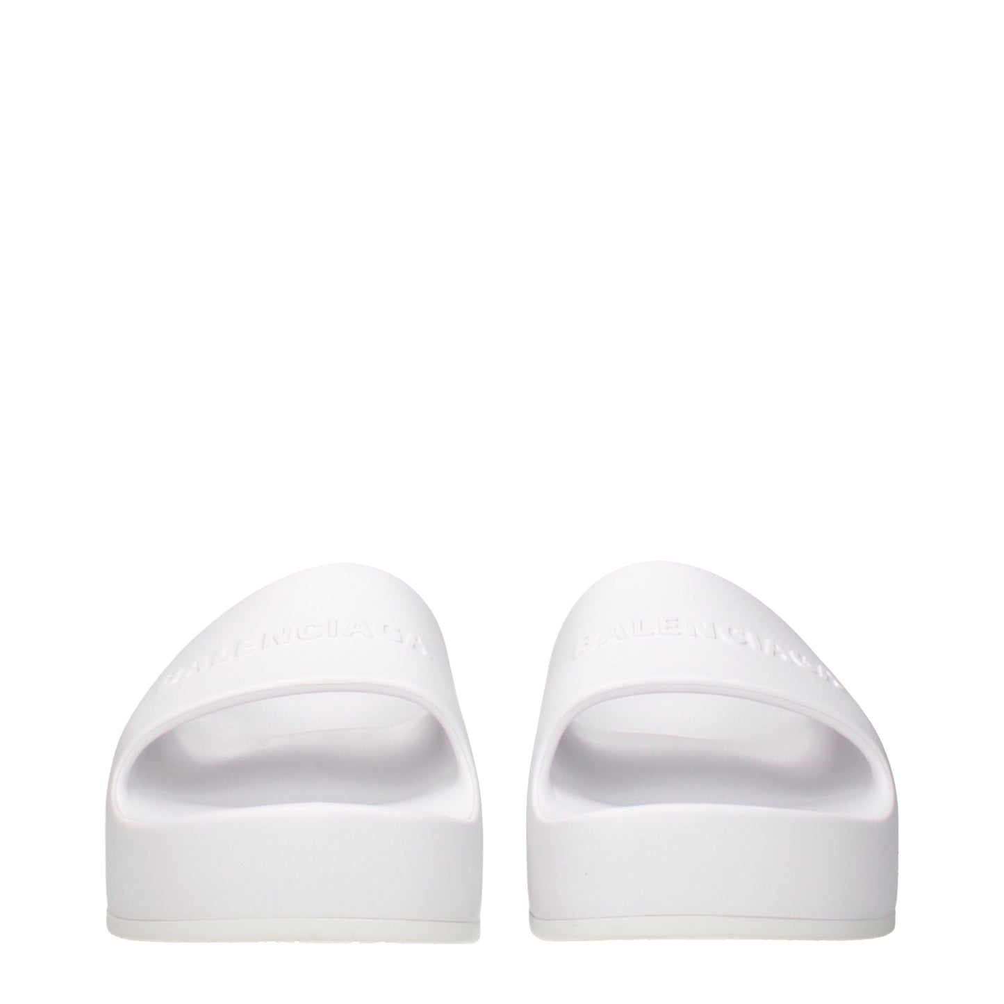 Balenciaga Slippers and Clogs Women Rubber White