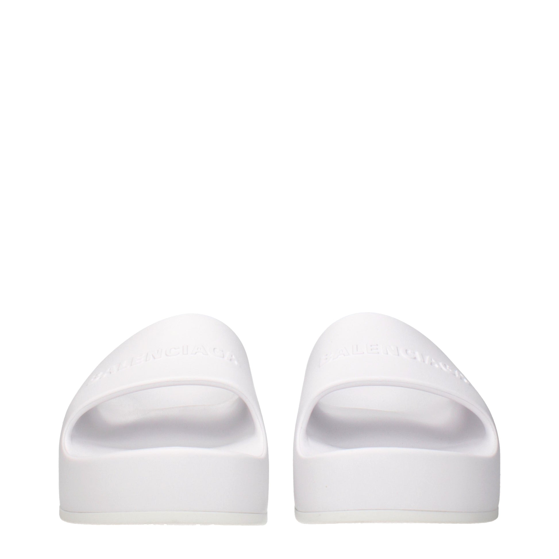 Balenciaga Slippers and Clogs Women Rubber White