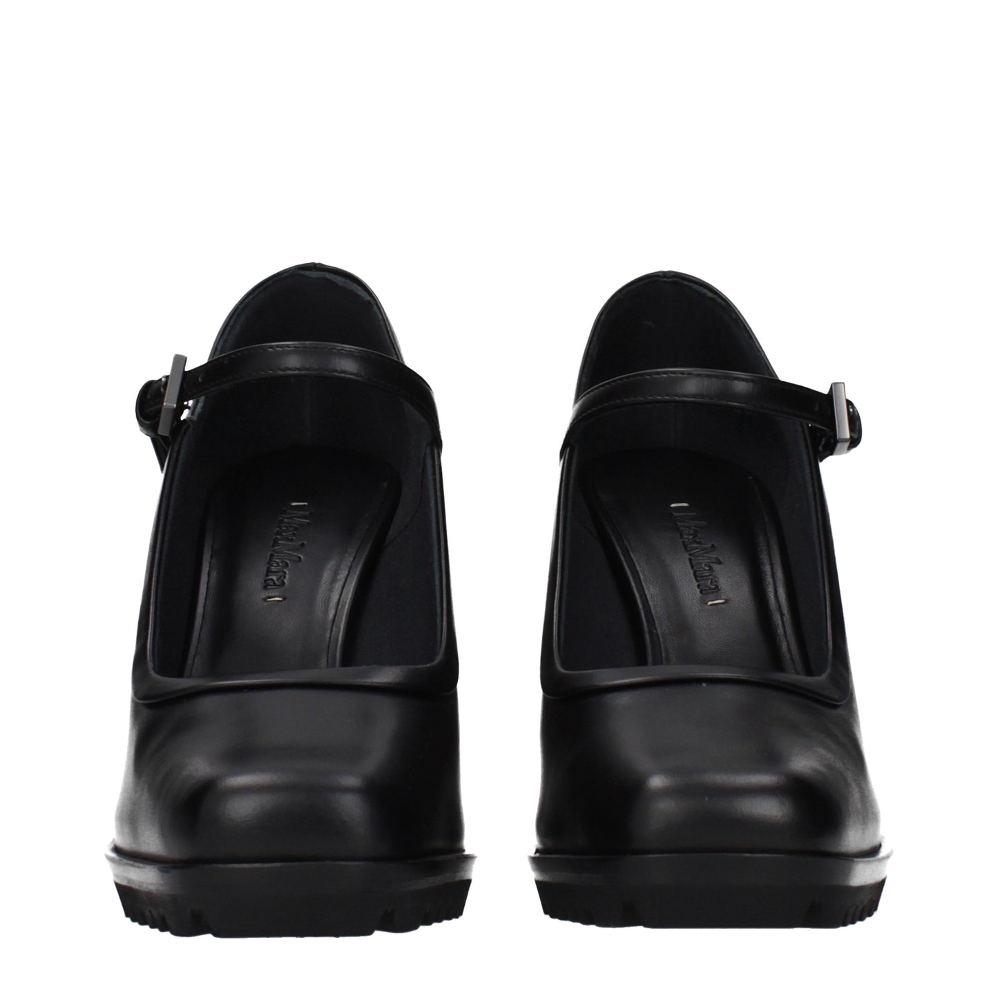 Max Mara Pumps Women Leather Black