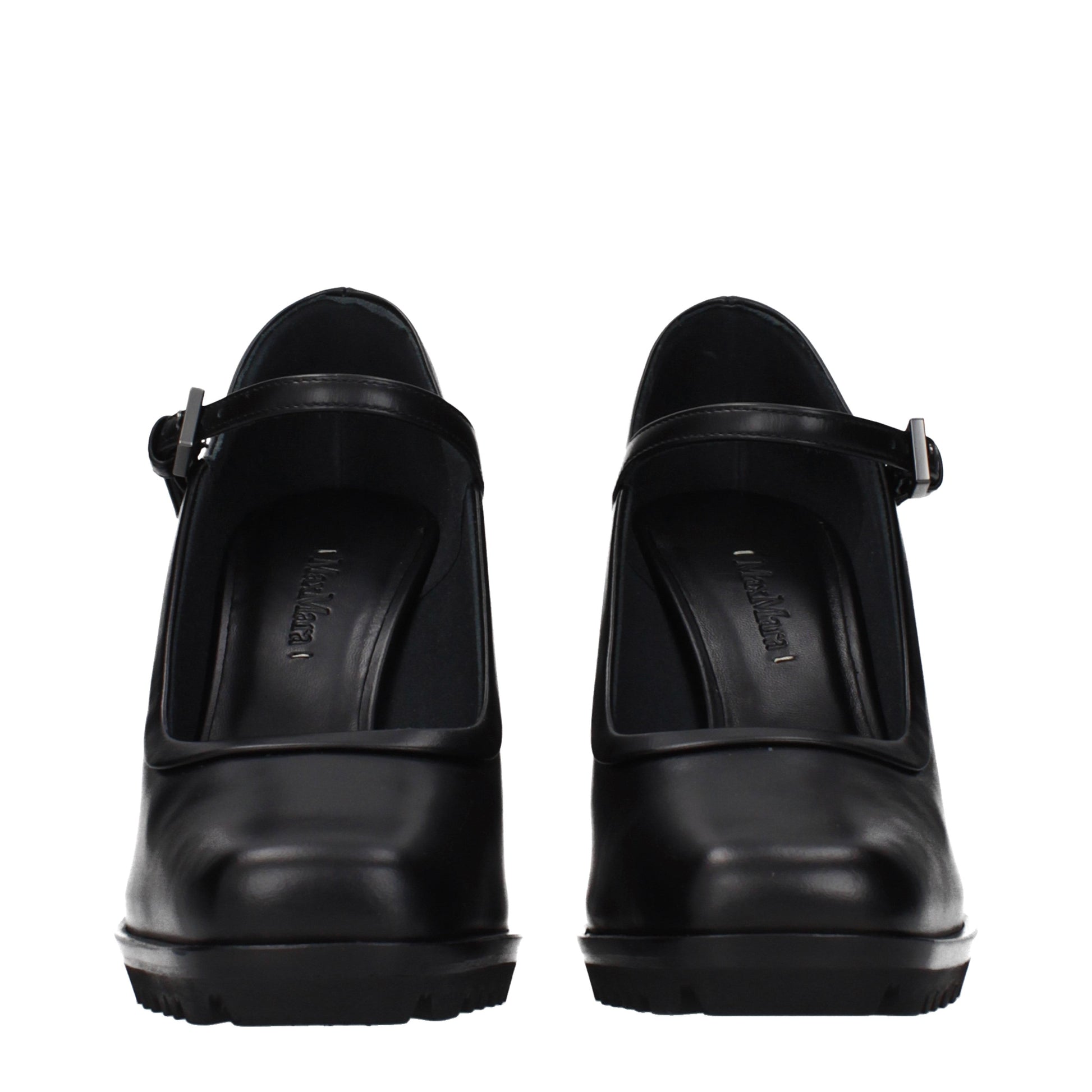 Max Mara Pumps Women Leather Black