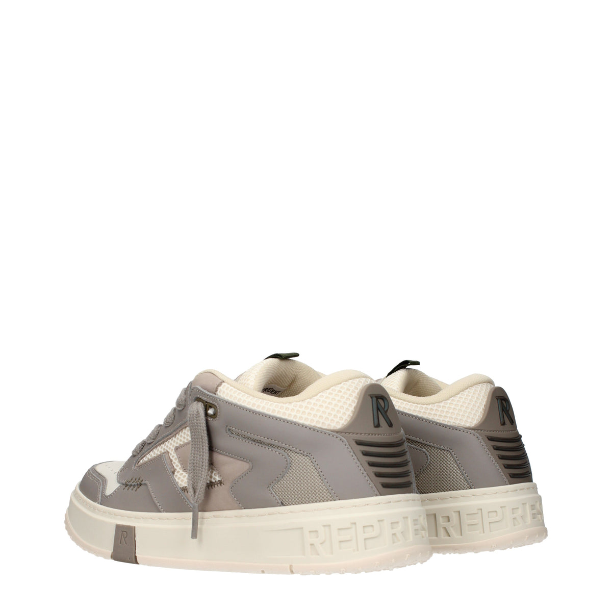 Represent Sneakers Men Leather White/Grey