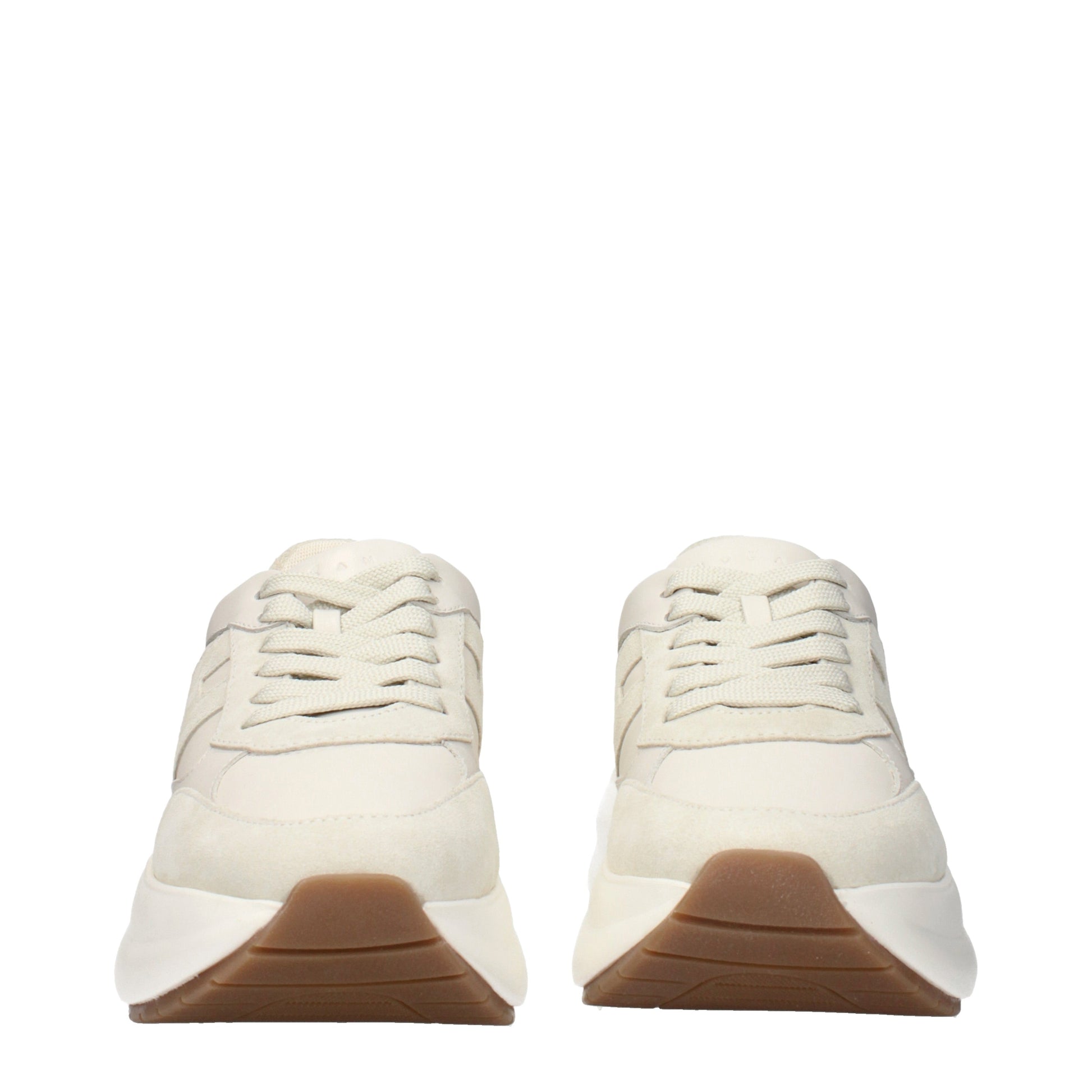 Hogan Sneakers Women Leather Beige/Ivory