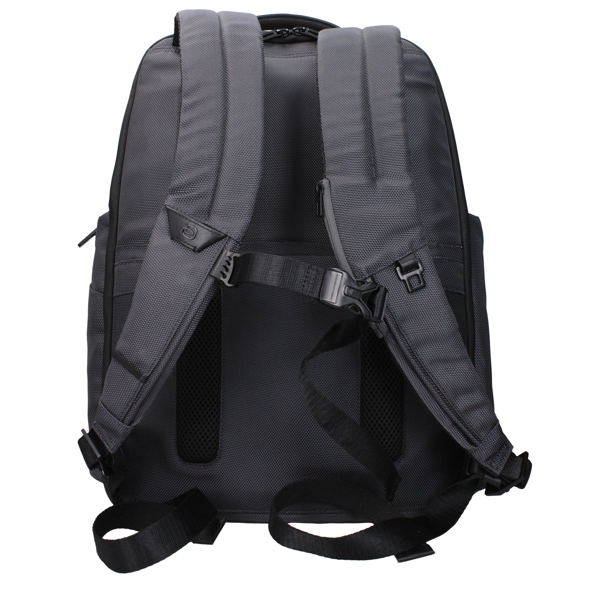 Piquadro Backpacks and Bumbags Men Recycled Nylon Gray/Black