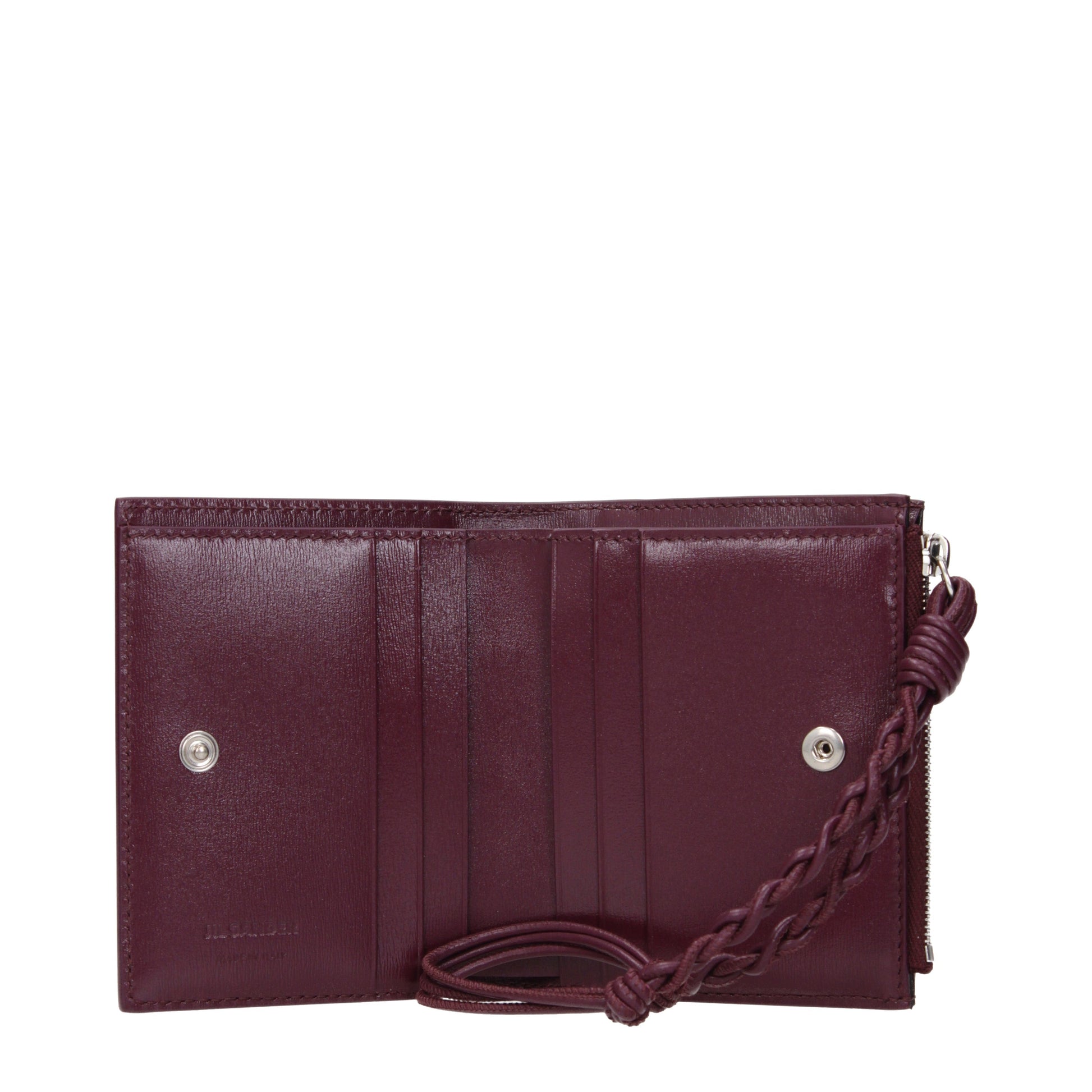 Jil Sander Wallets Women Leather Red/Dark Orchid