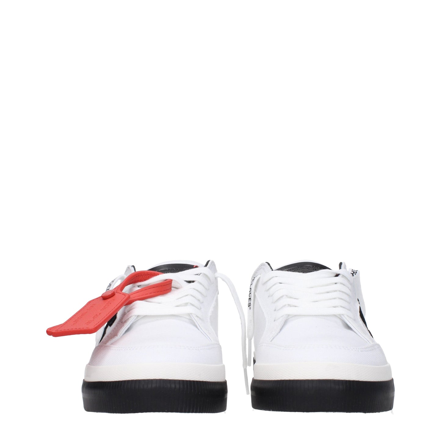 Off-White Men's Sneakers in Fabric  White/Black