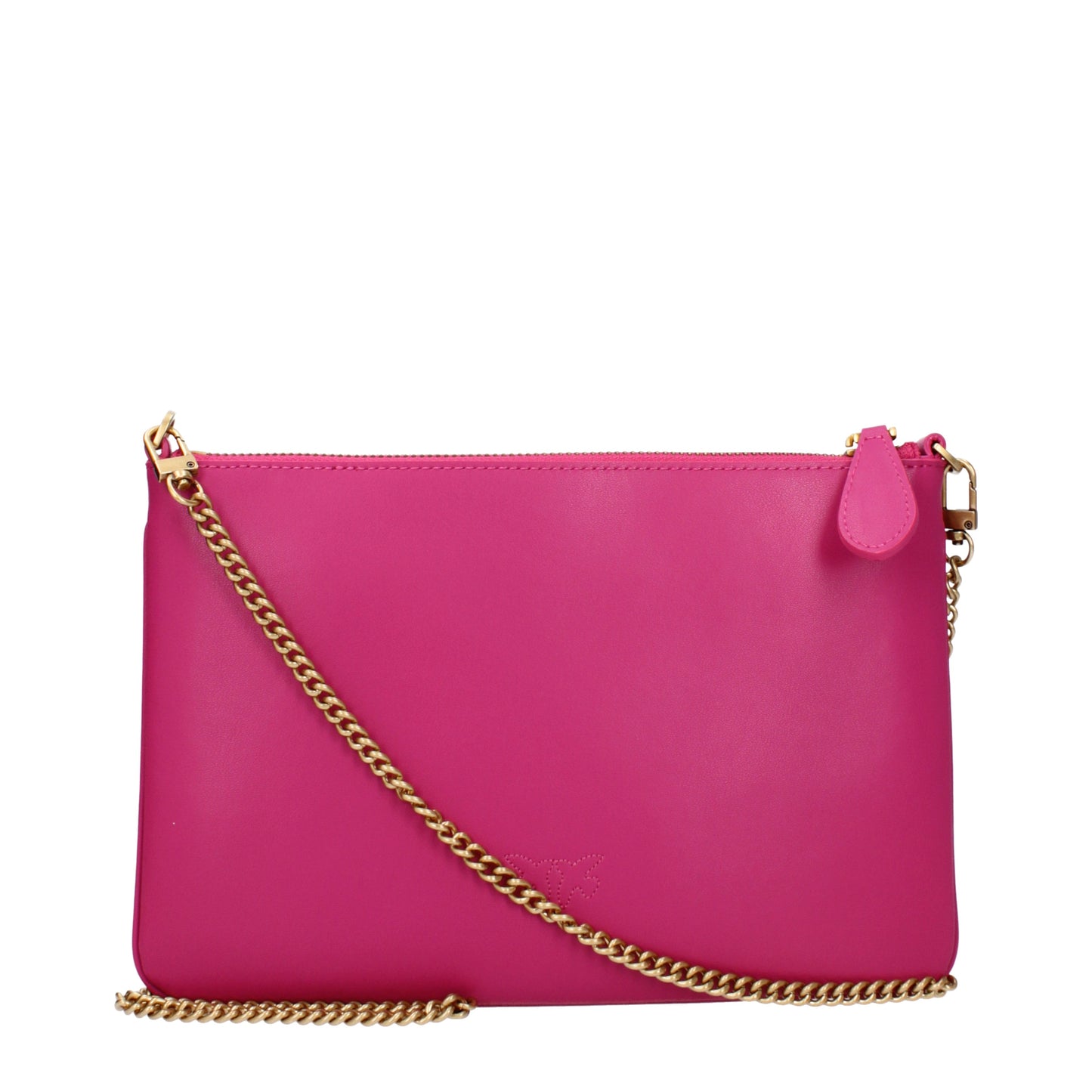 Pinko Crossbody Bags Women Leather Fuchsia