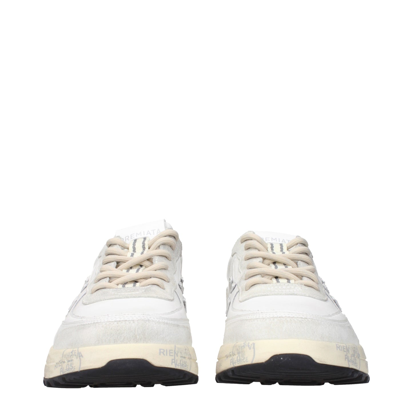 Premiata Sneakers Men Leather White/Grey