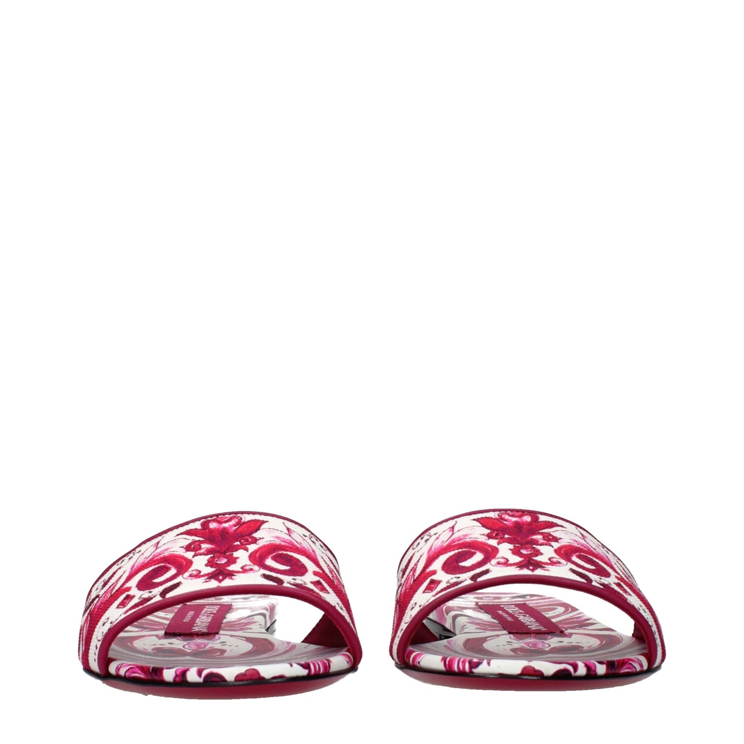 Dolce&Gabbana Women's Slippers and Clogs Fabric Fuchsia